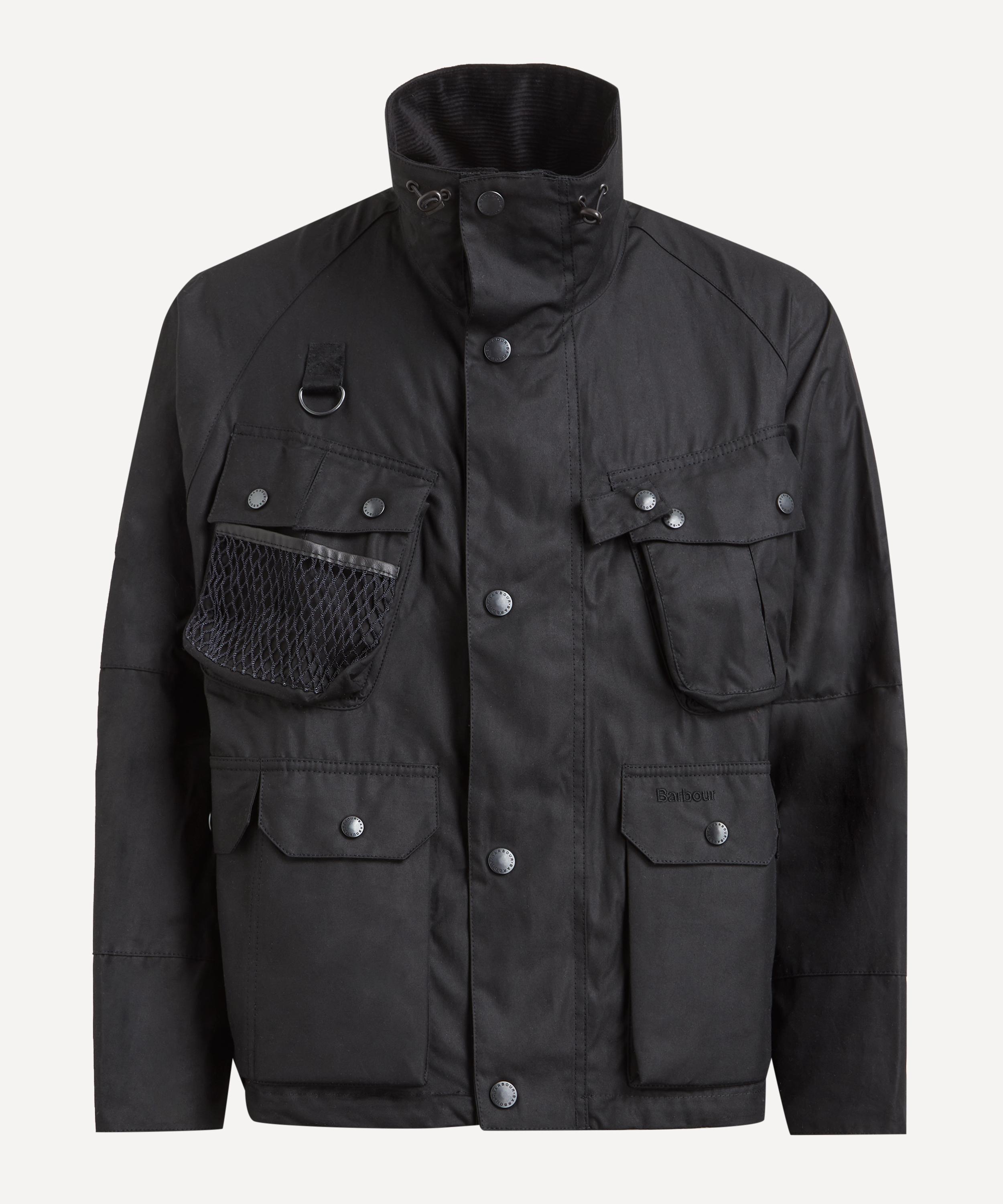 BARBOUR BARBOUR MENS MODIFIED DRYFLY WAXED JACKET 