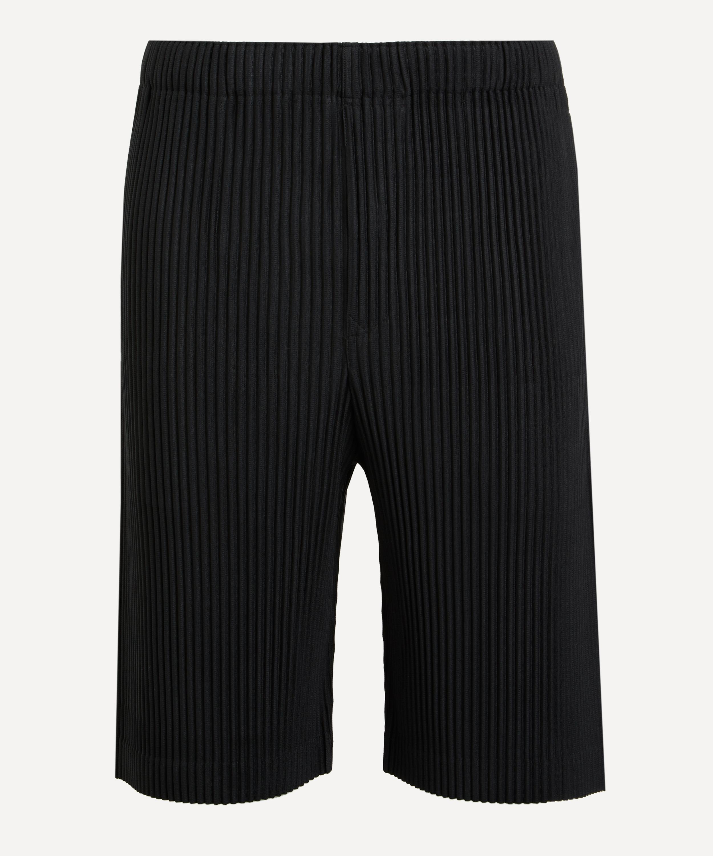 HOMME PLISSe ISSEY MIYAKE Mens MC AUGUST Black Pleated Shorts 3