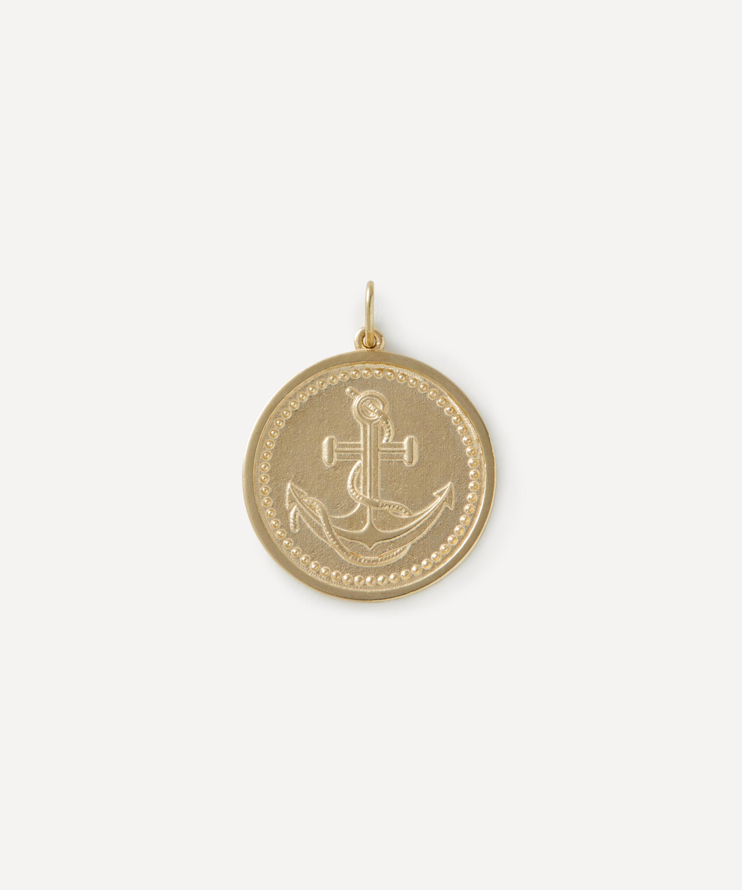 Liberty 9ct Gold Libertas Anchor Pendant
