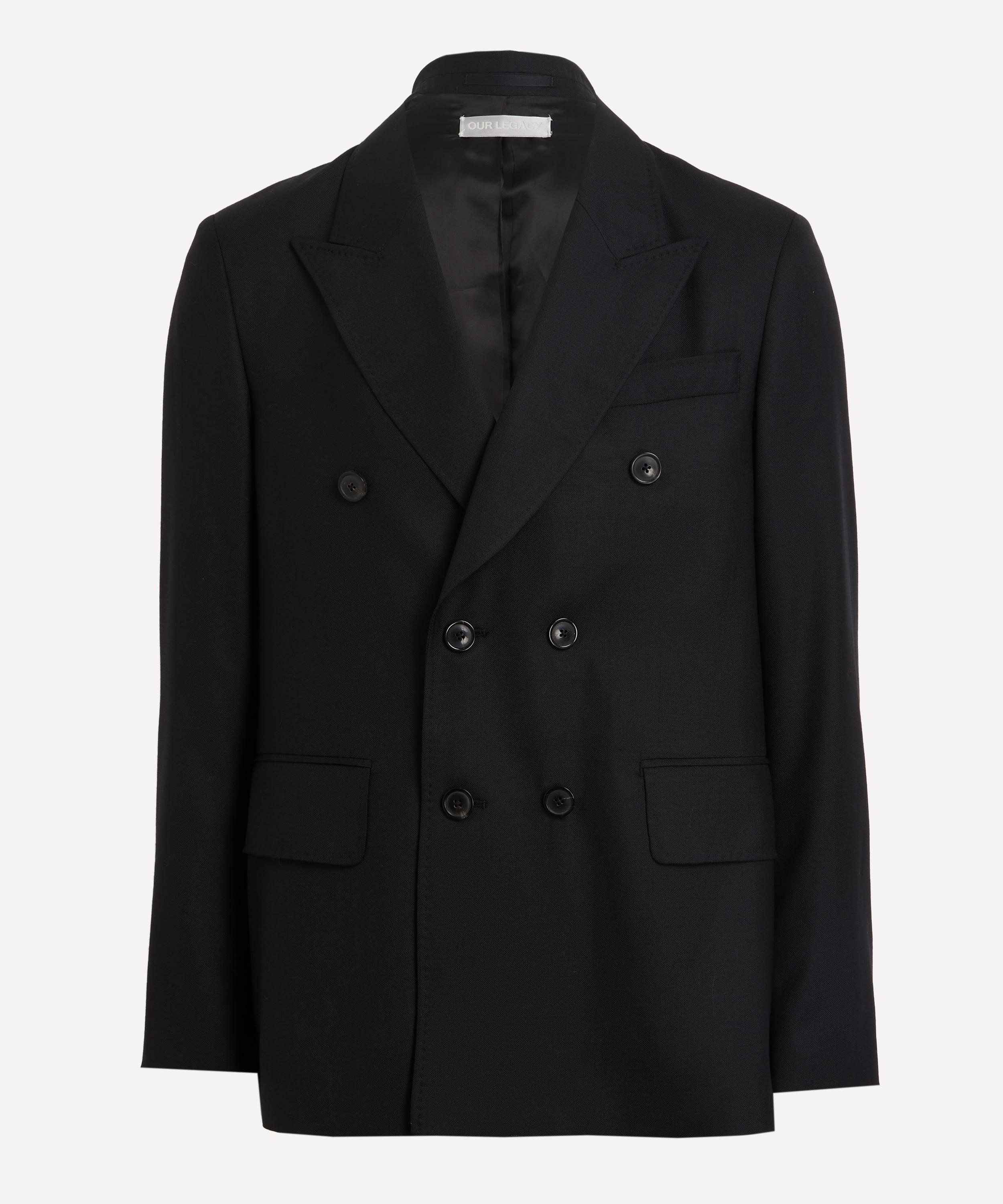 Our Legacy Unconstructed Db Blazer In Black