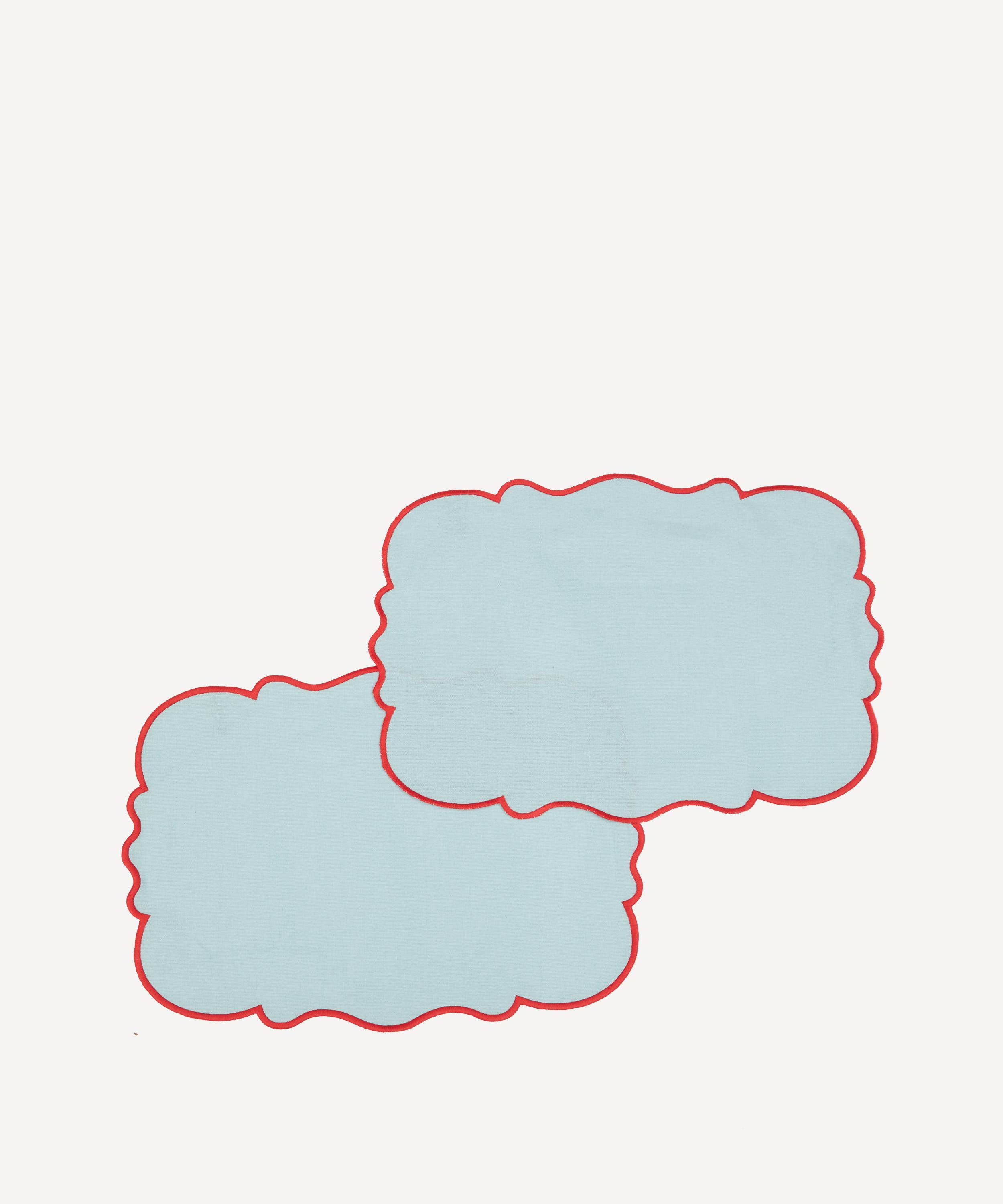 BITOSSI BITOSSI SCALLOPED PLACEMAT SET OF 2 