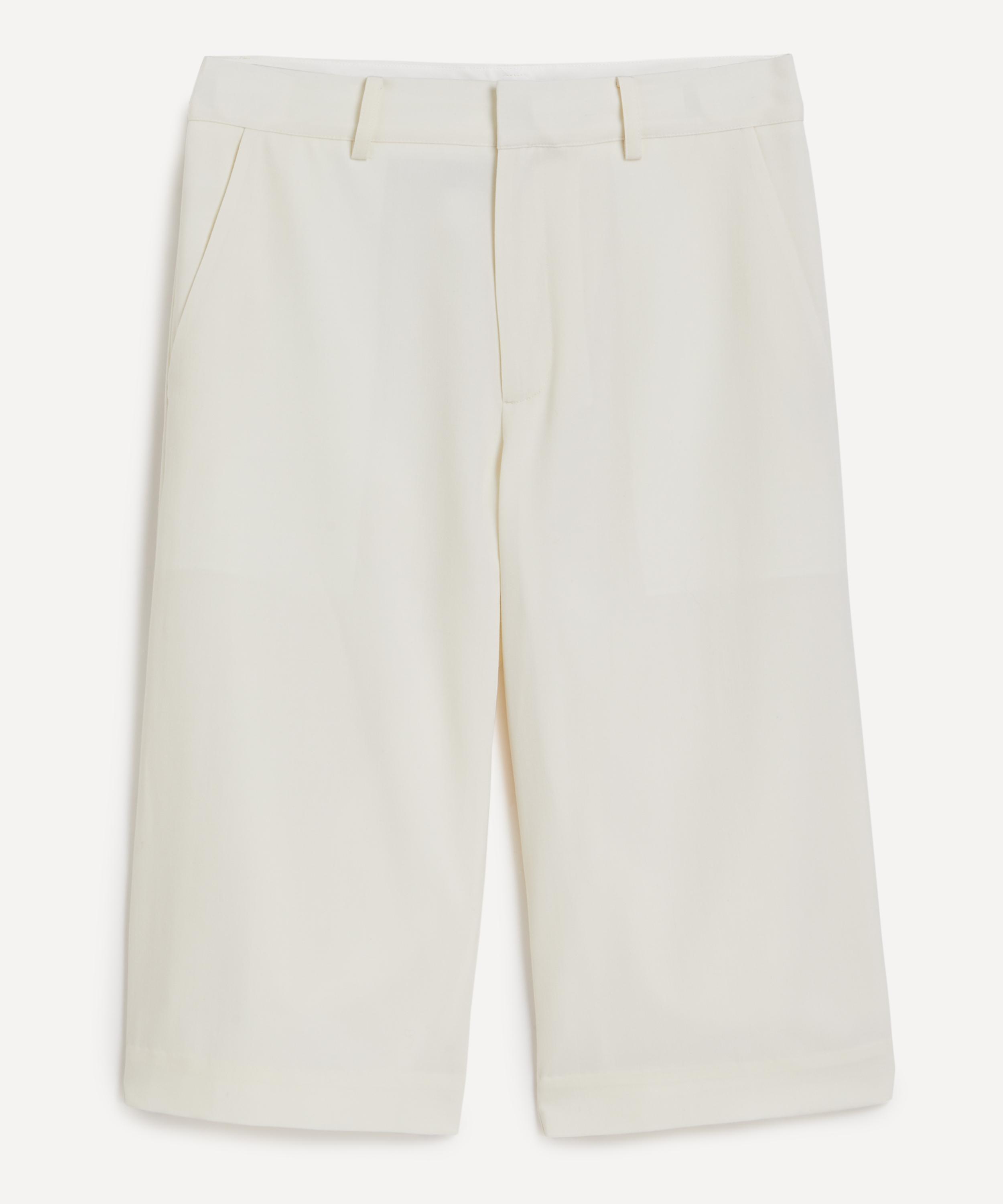 St. Agni Women's Bermuda Shorts Cream XS