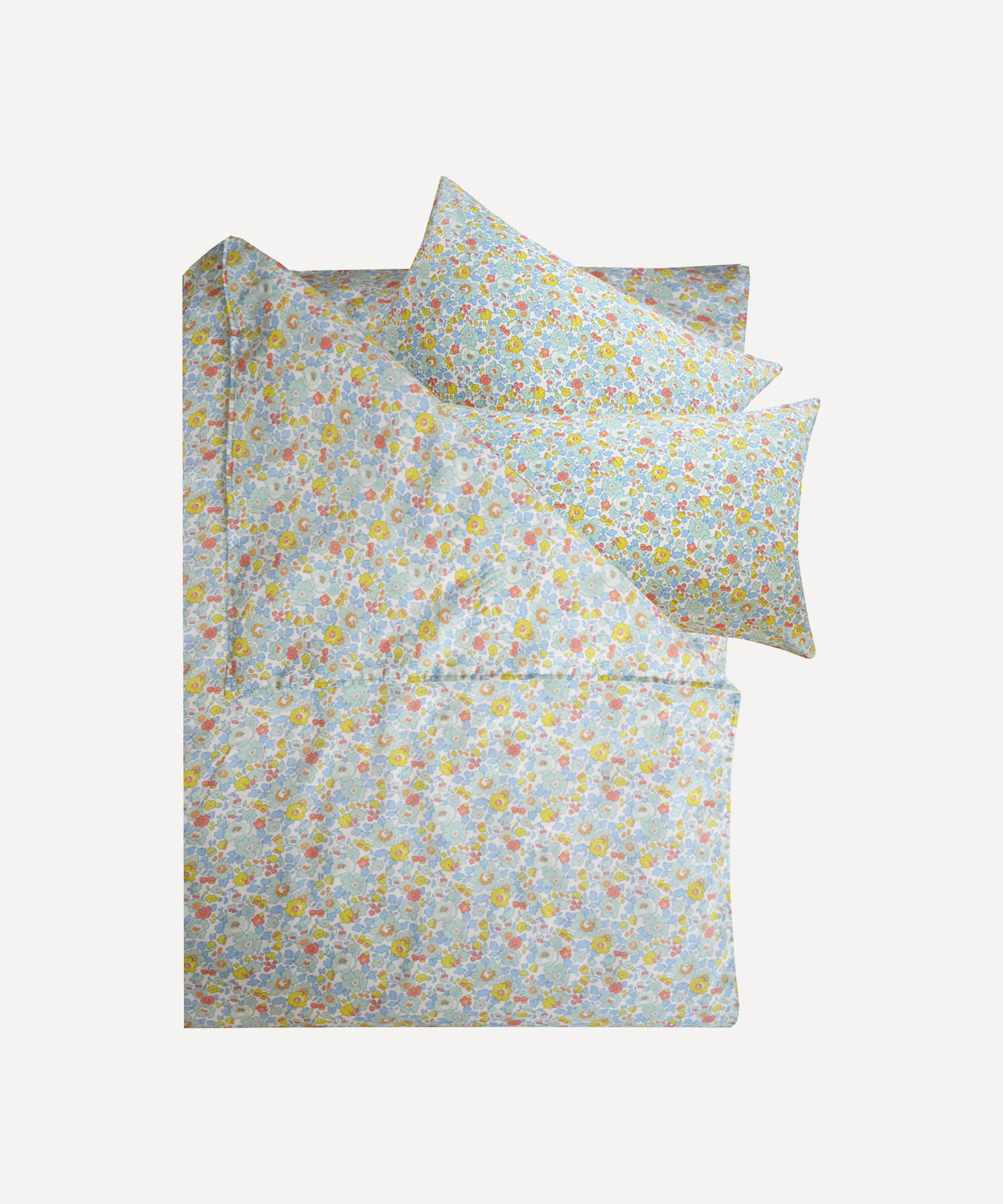 COCO & WOLF COCO & WOLF BETSY SAGE SUPER KING DUVET COVER SET 