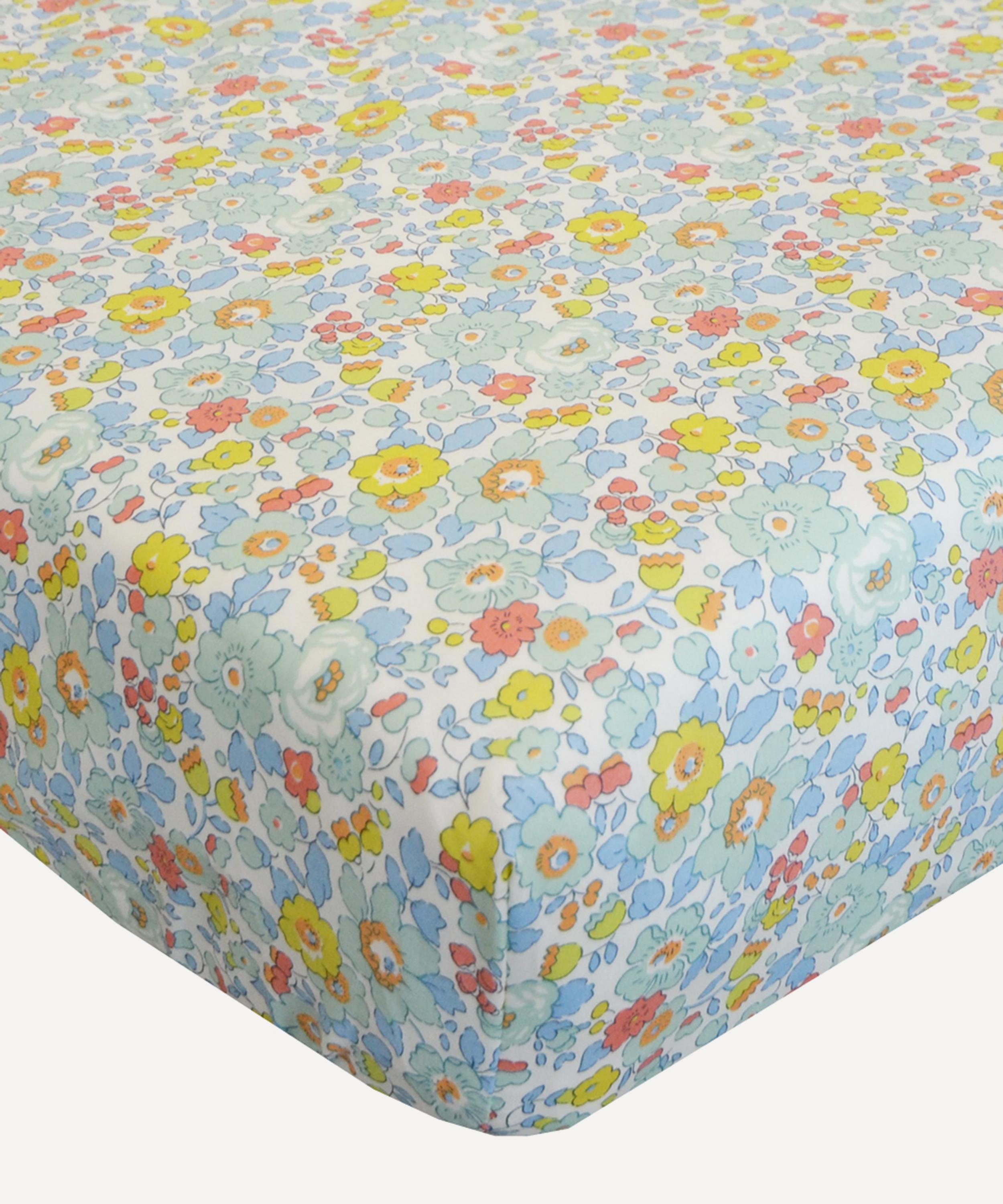 COCO & WOLF COCO & WOLF BETSY SAGE DOUBLE FITTED SHEET 