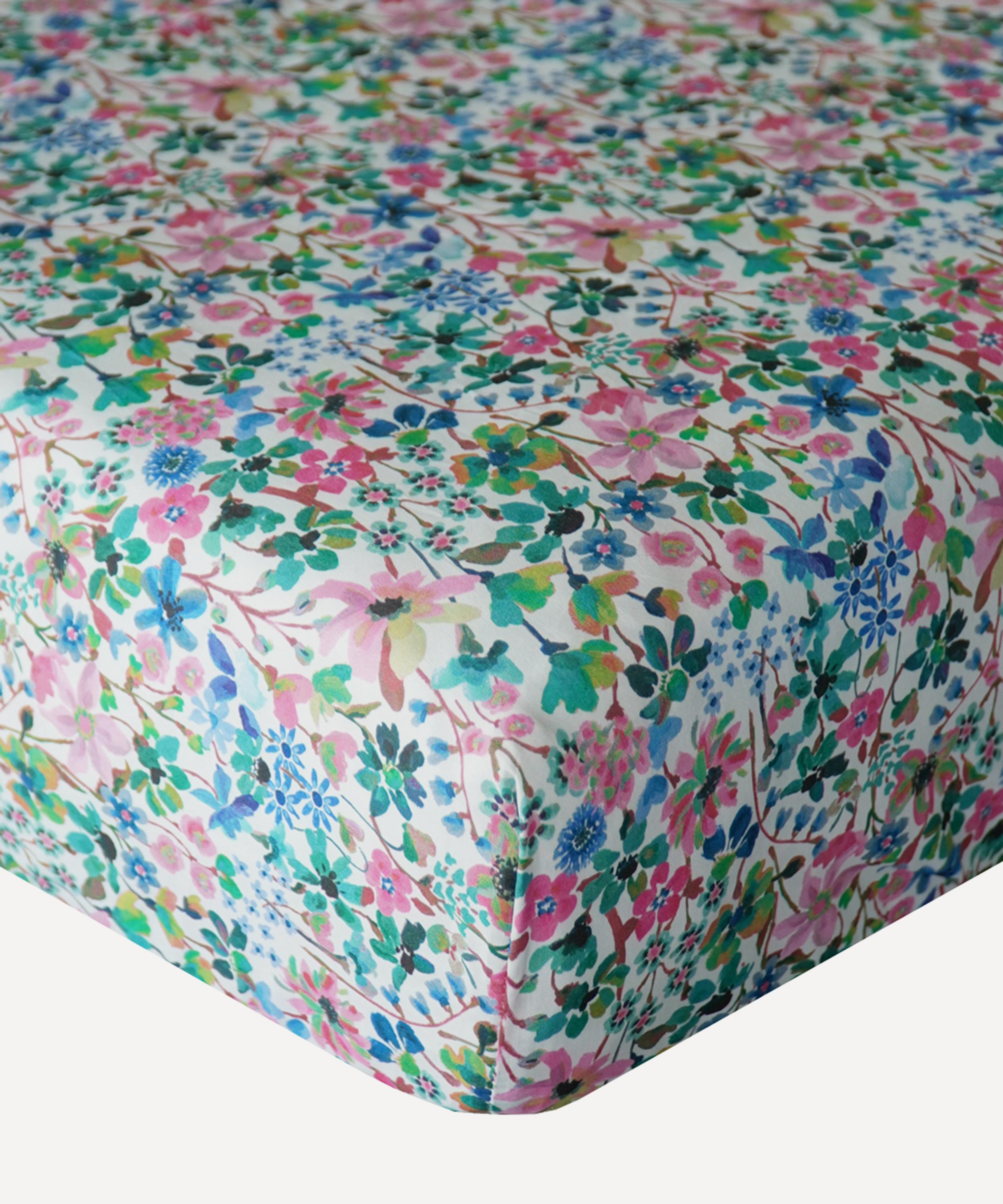 Coco & Wolf Dreams Of Summer Tana Lawn Cotton Super King Fitted Sheet