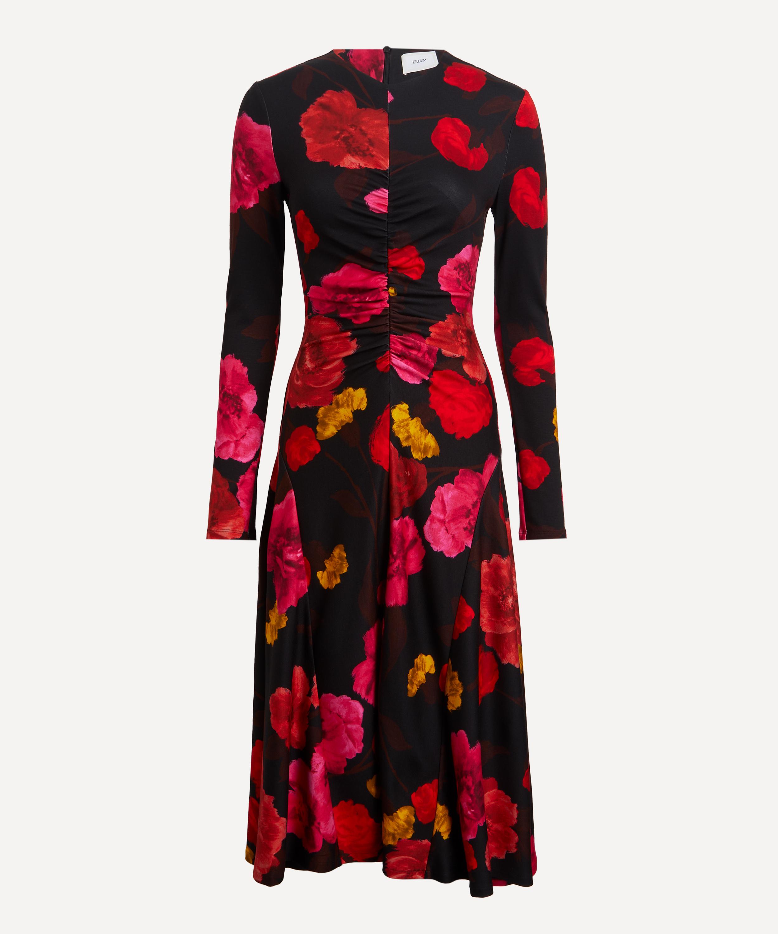 ERDEM ERDEM WOMEN'S LONG SLEEVE MIDI DRESS 