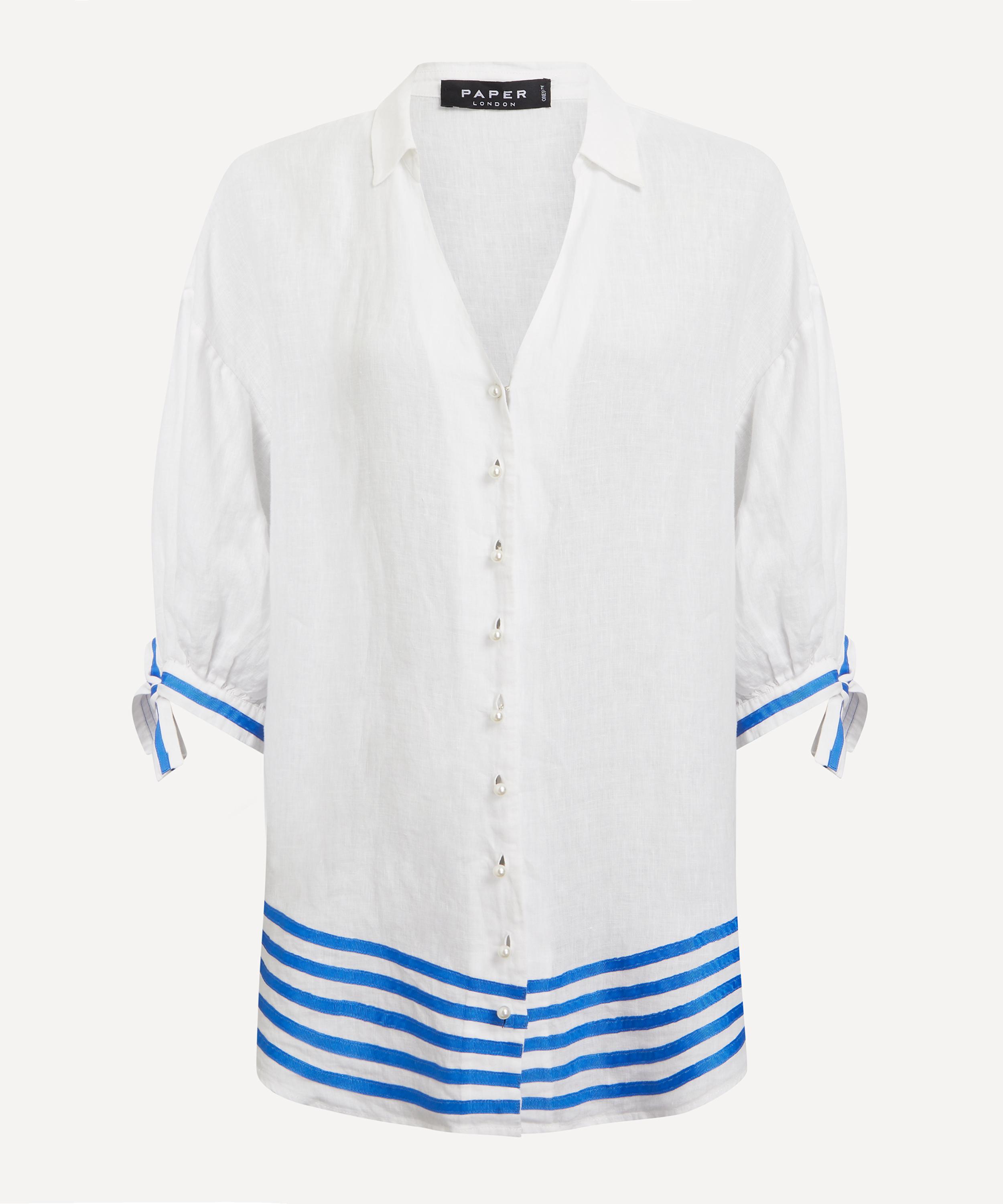 PAPER LONDON Women's Blondie Beach Shirt in Ocho Rios 12