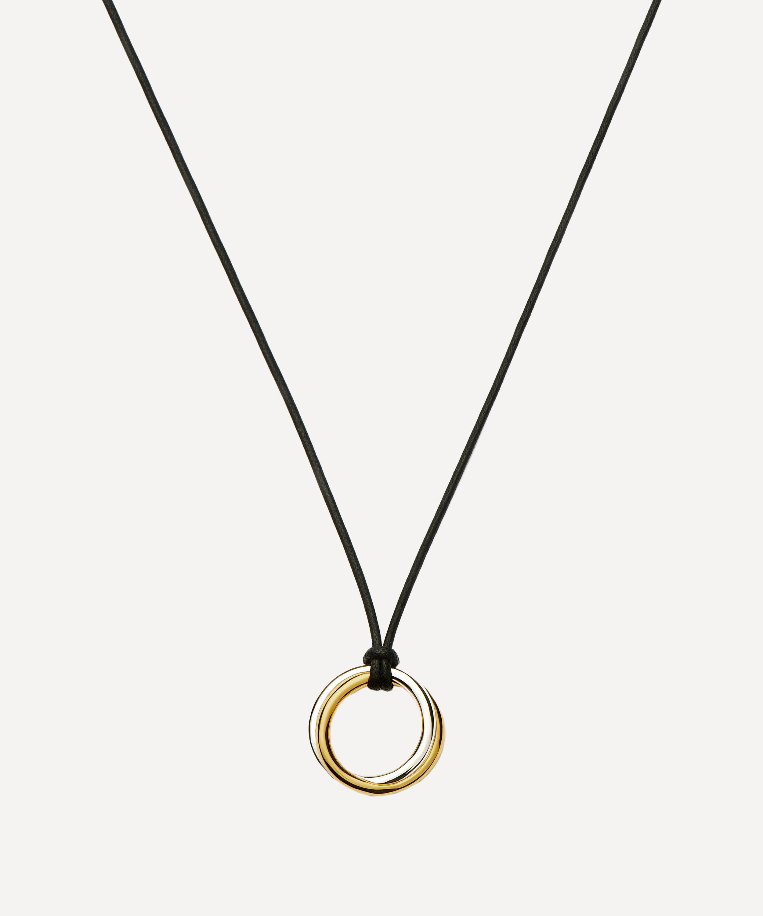 Missoma X Lucy Williams Mixed Metal Entwine Pendant Necklace