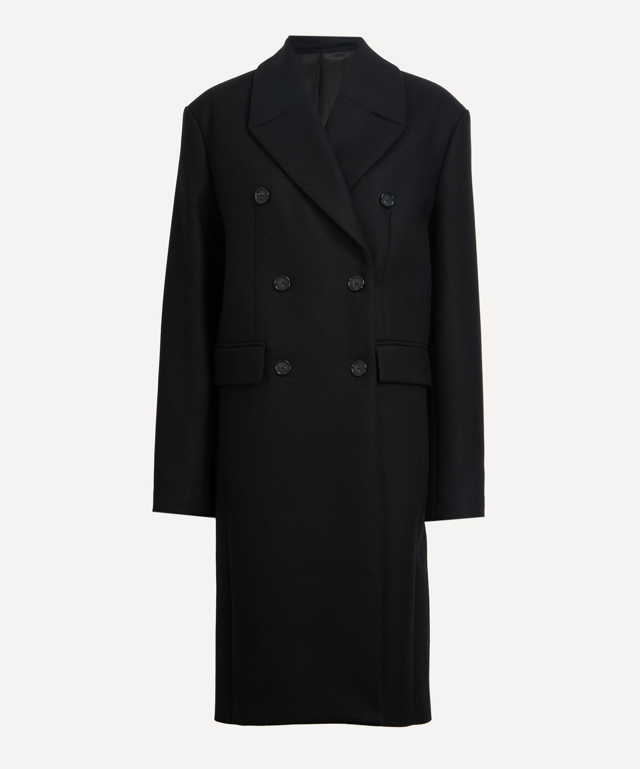 Toteme Women's Broad Midi Coat Black 12