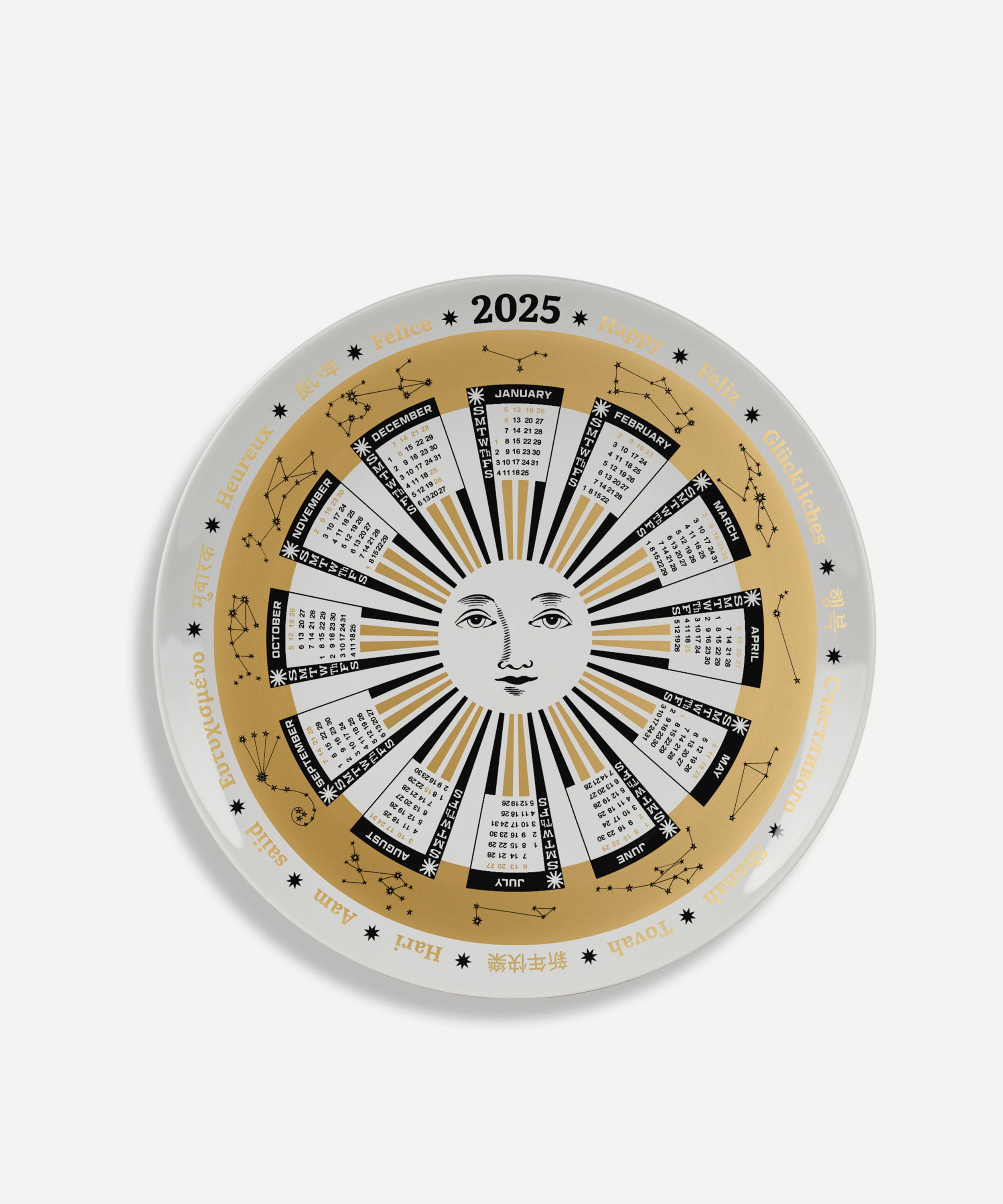 Fornasetti Calendario 2025 Wall Plate