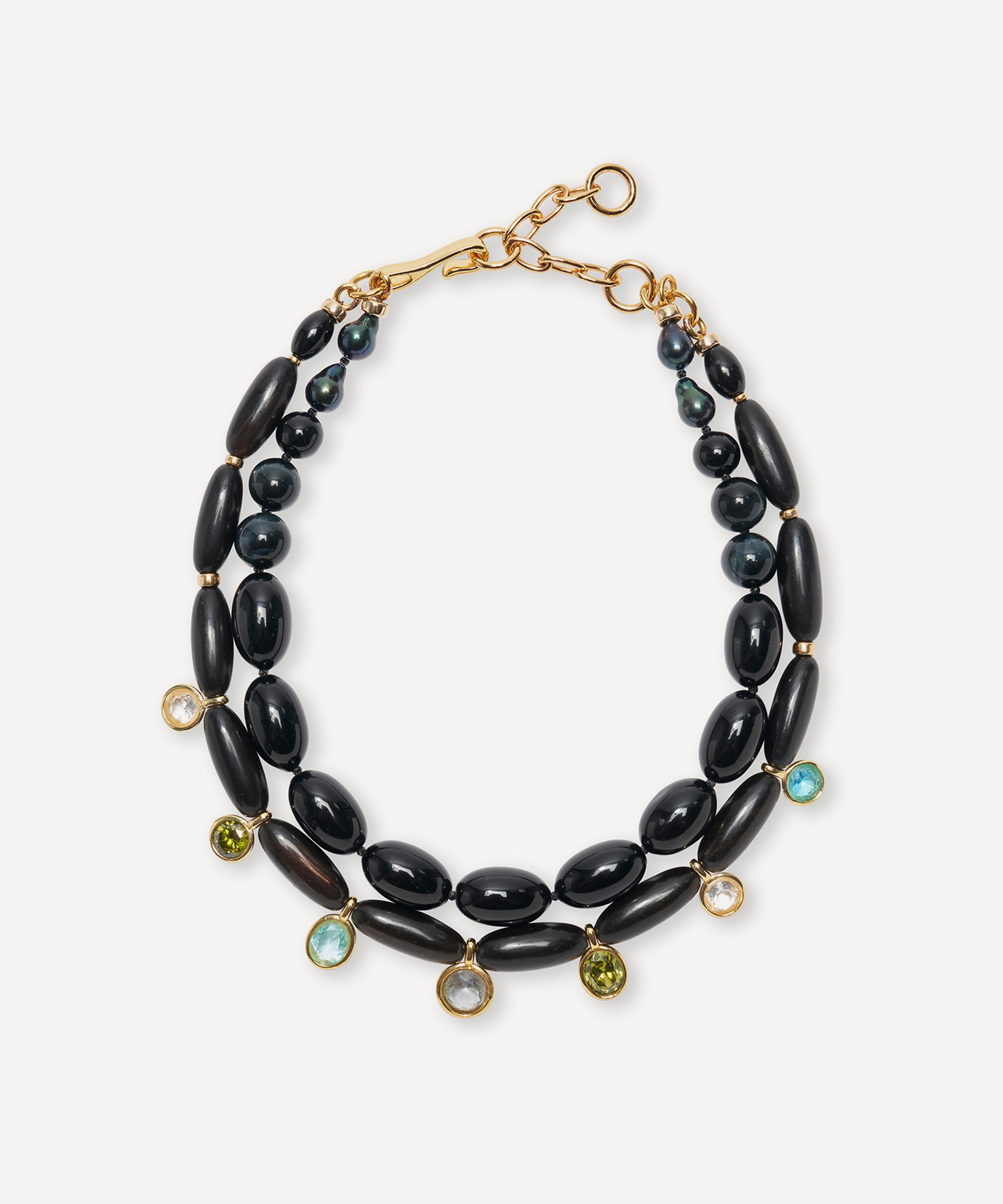 Shop Lizzie Fortunato Gold-plated Elegance Collar Necklace