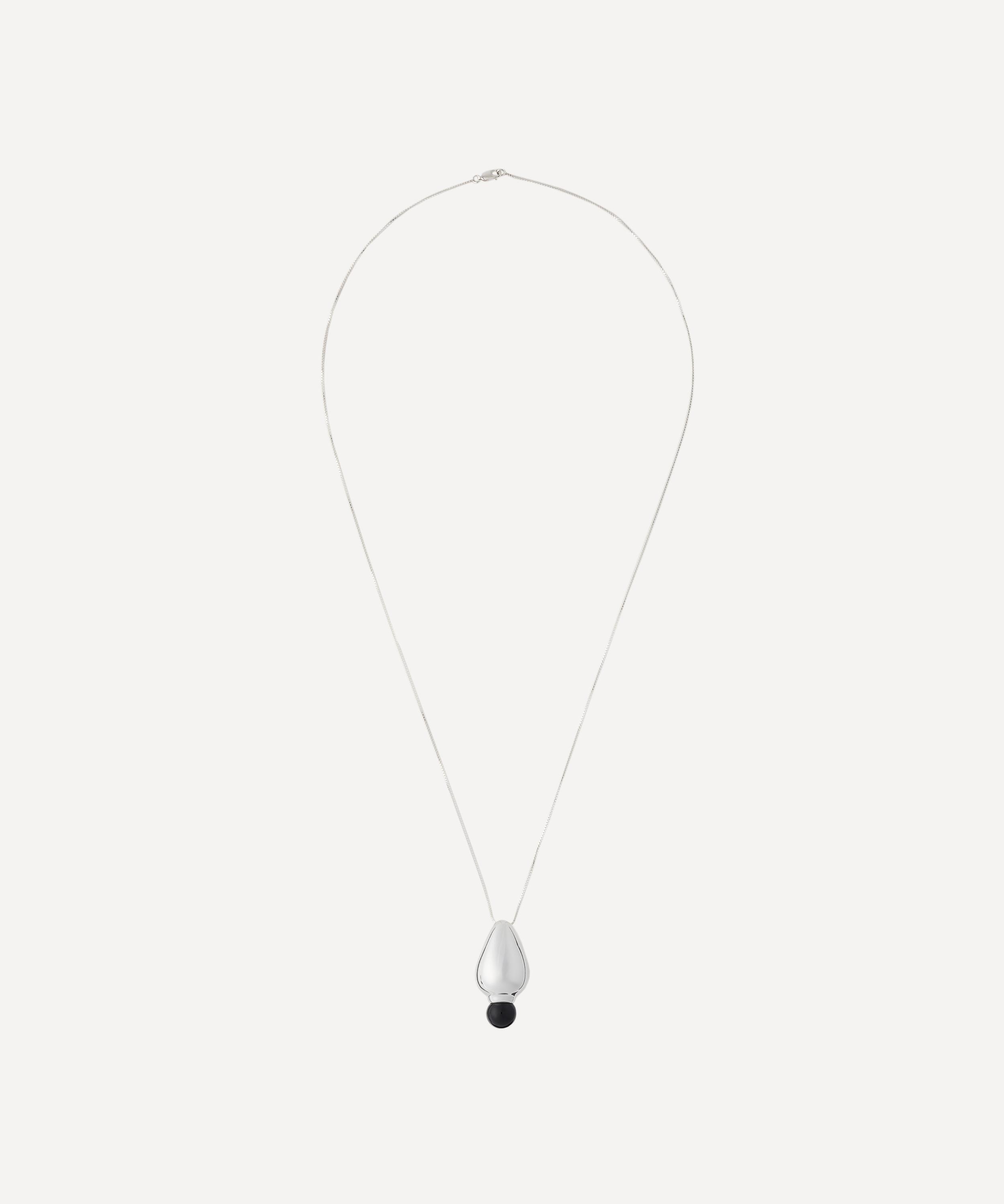 Annika Inez Sterling Silver Bulbous Pendant Necklace
