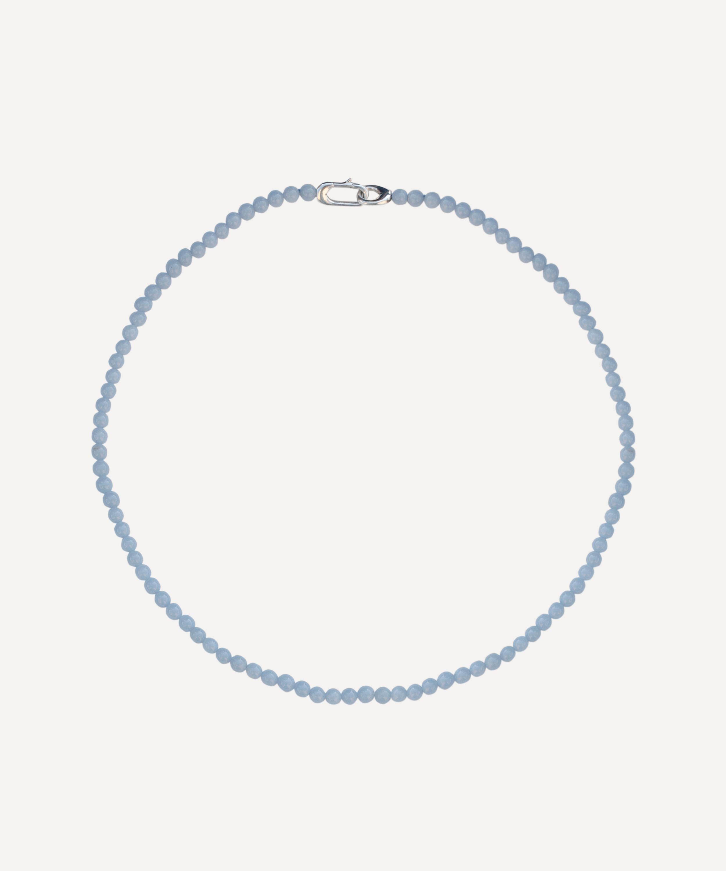 Annika Inez Sterling Silver Beaded Collar Necklace