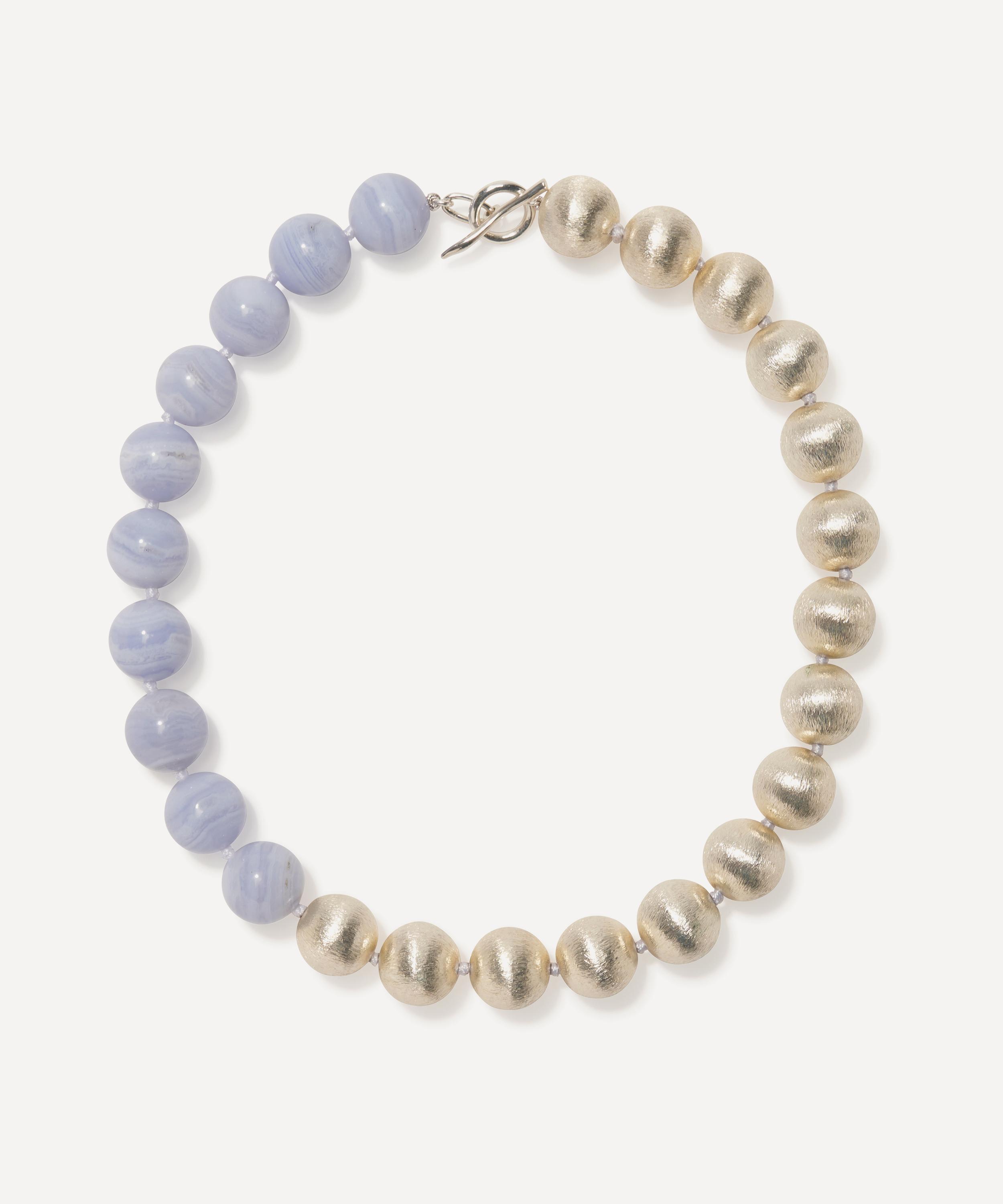 Shop Lizzie Fortunato Silver-plated Silver Sky Collar Necklace