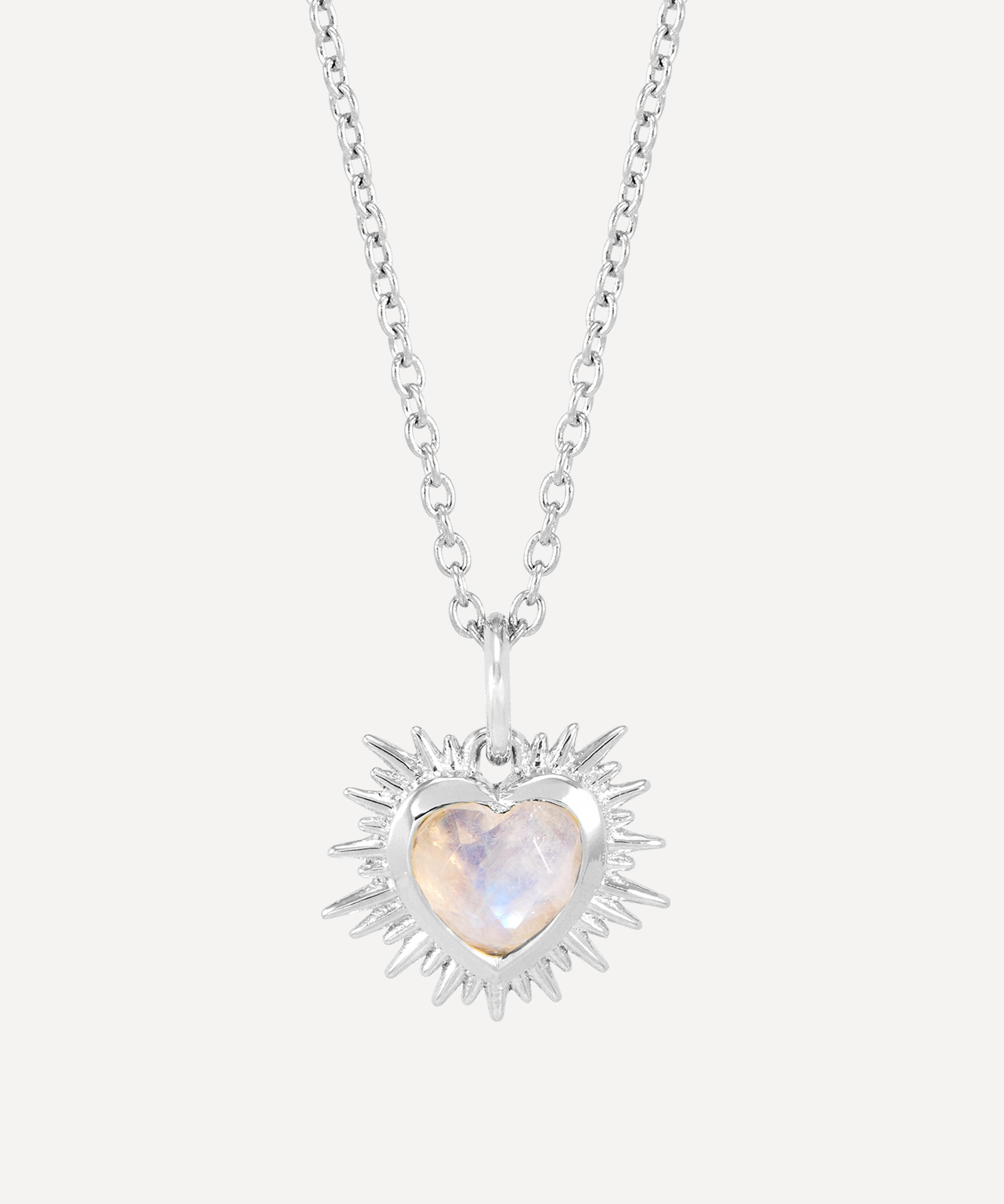 Rachel Jackson Sterling Silver Electric Love June Birthstone Necklace