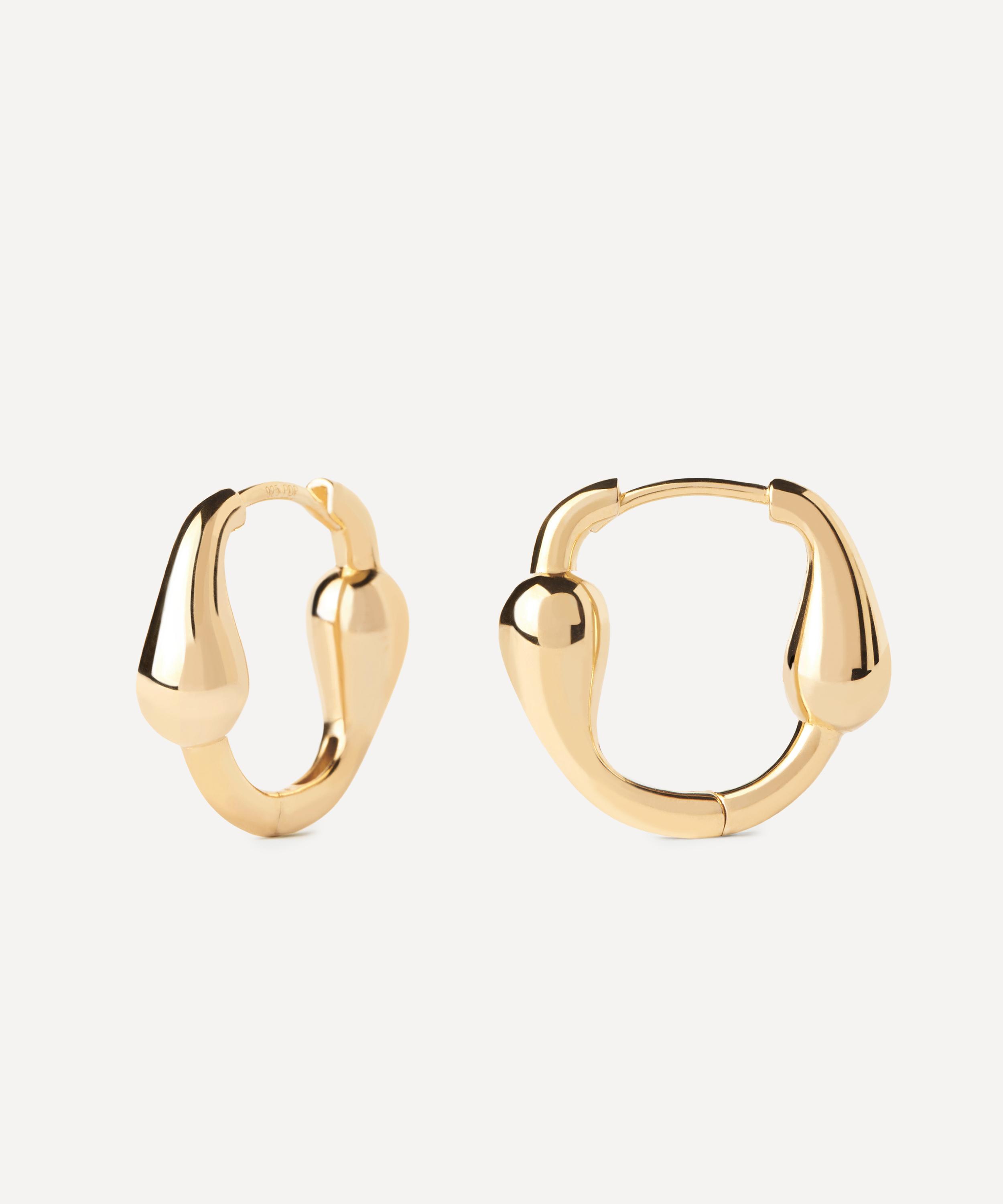 Pdpaola 18ct Gold-plated Cycle Hoop Earrings