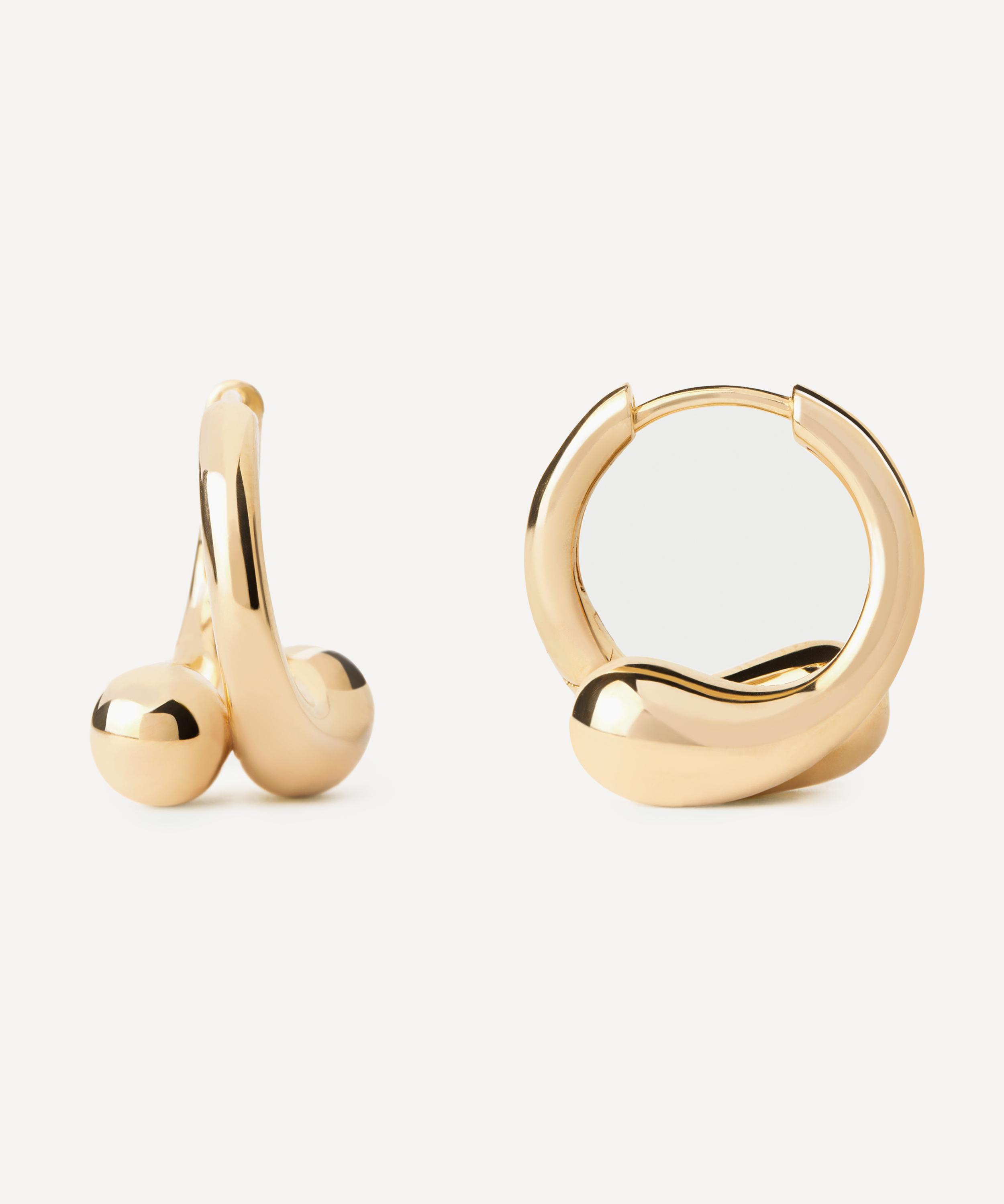 Pdpaola 18ct Gold-plated Loop Hoop Earrings