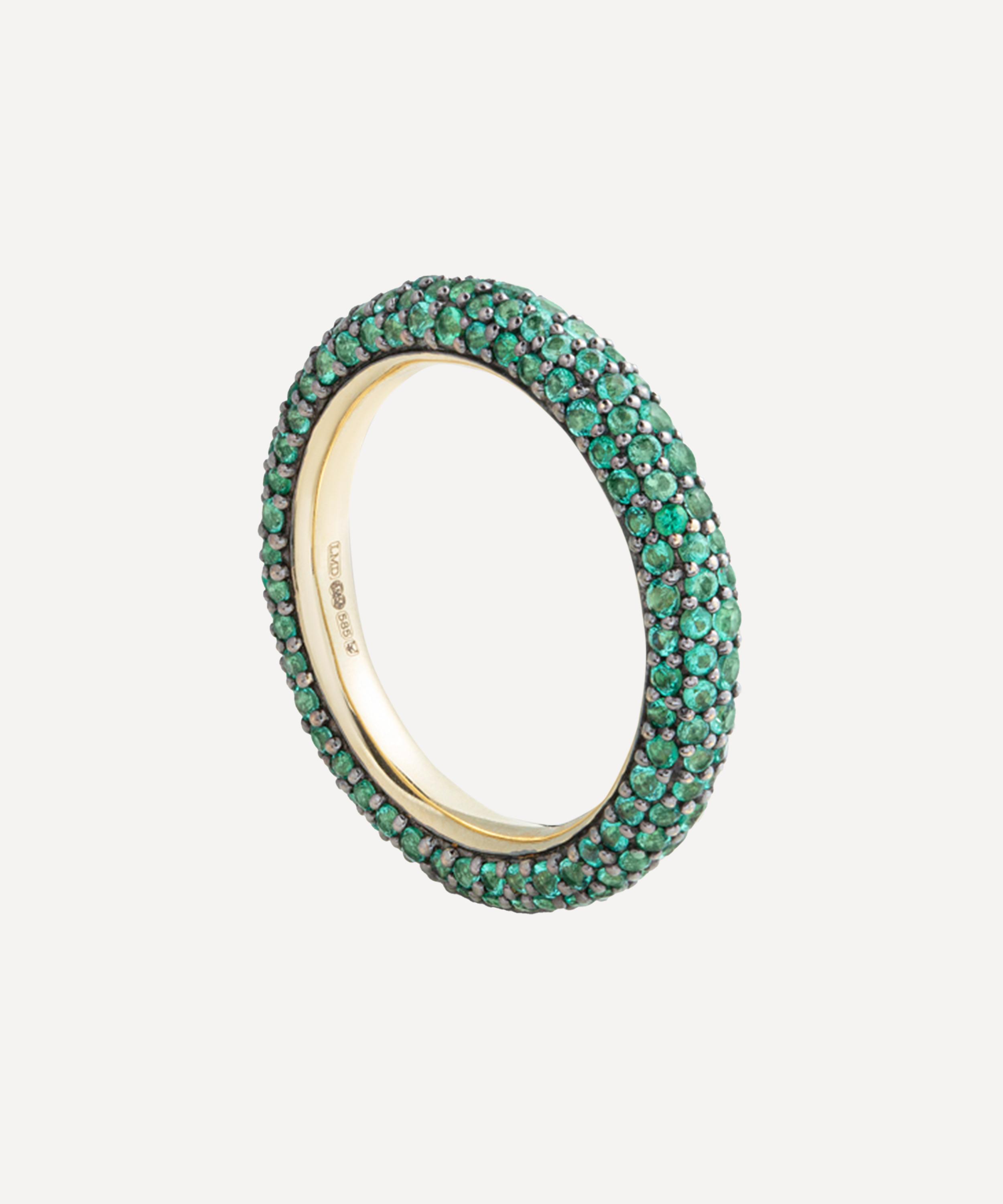 Lucy Delius Jewellery 14ct Gold Signature Eternity Ring