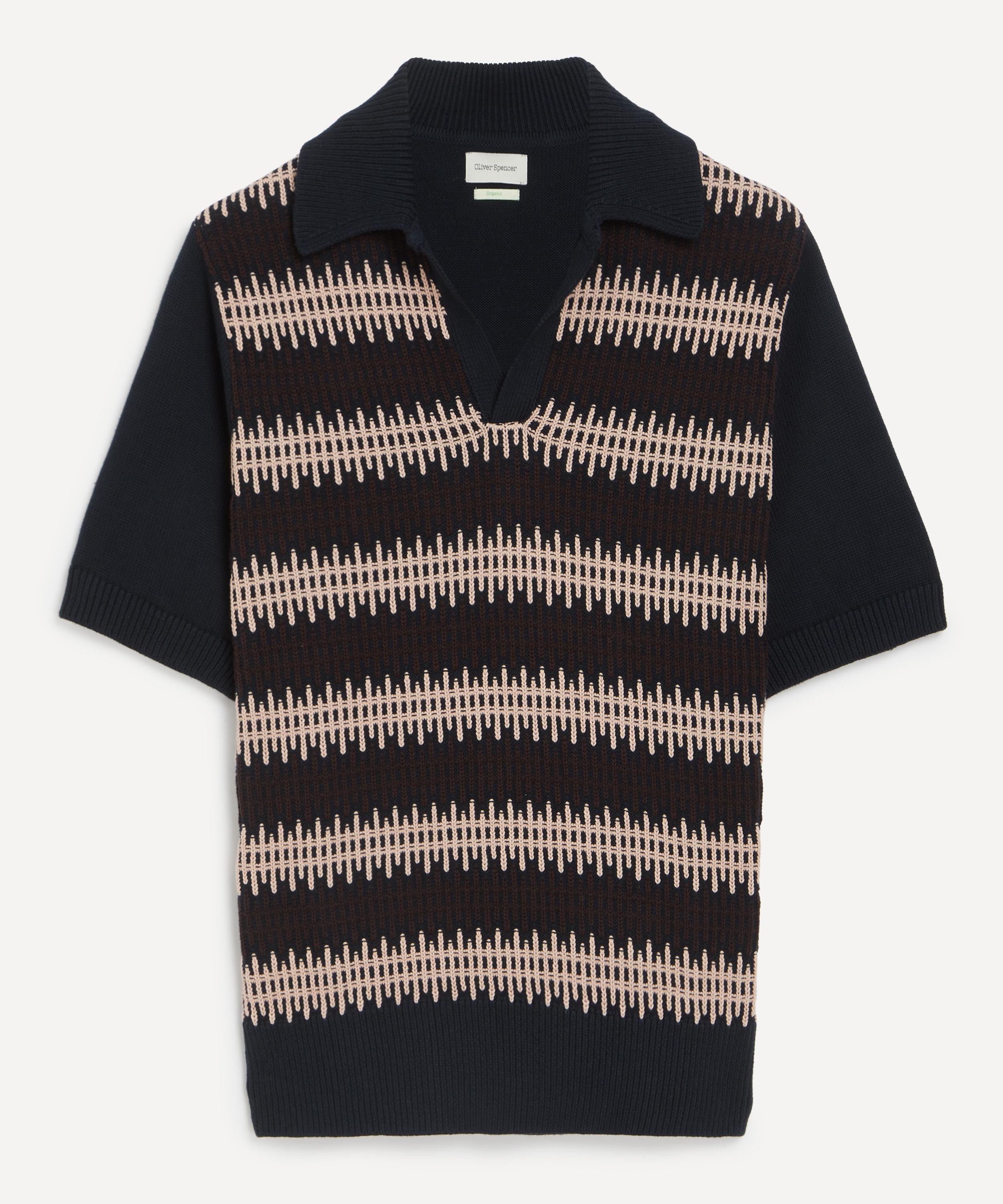 Oliver Spencer Mens Penhale Short-sleeve Polo Shirt