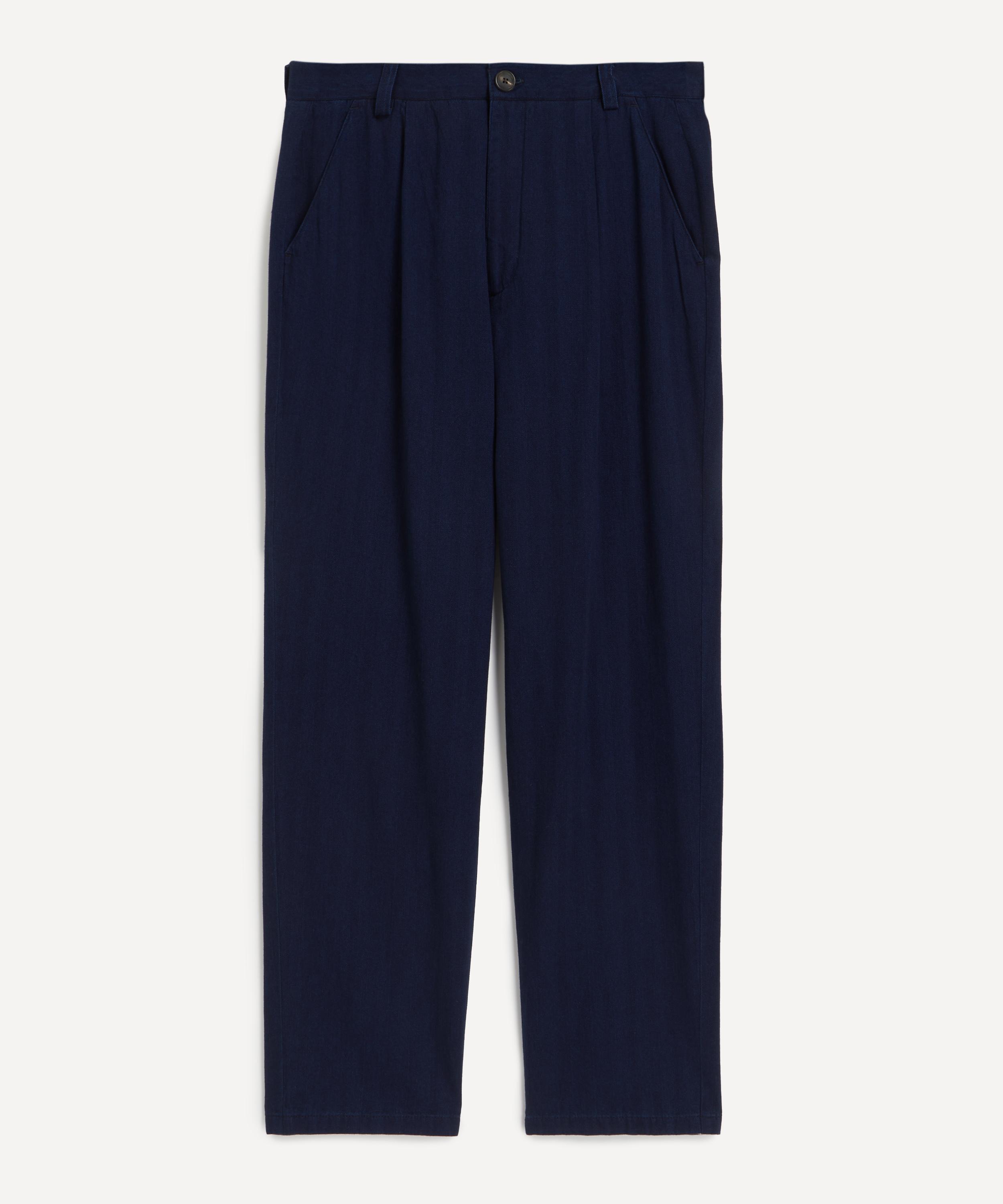 Oliver Spencer Mens Mornton Pleated Trousers