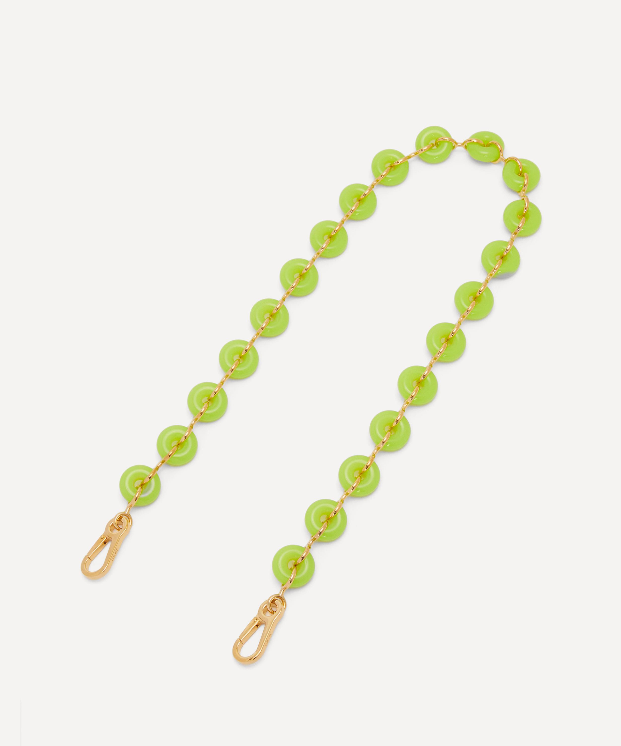 Loewe Women's Acid Green Donut Chain Bag Strap
