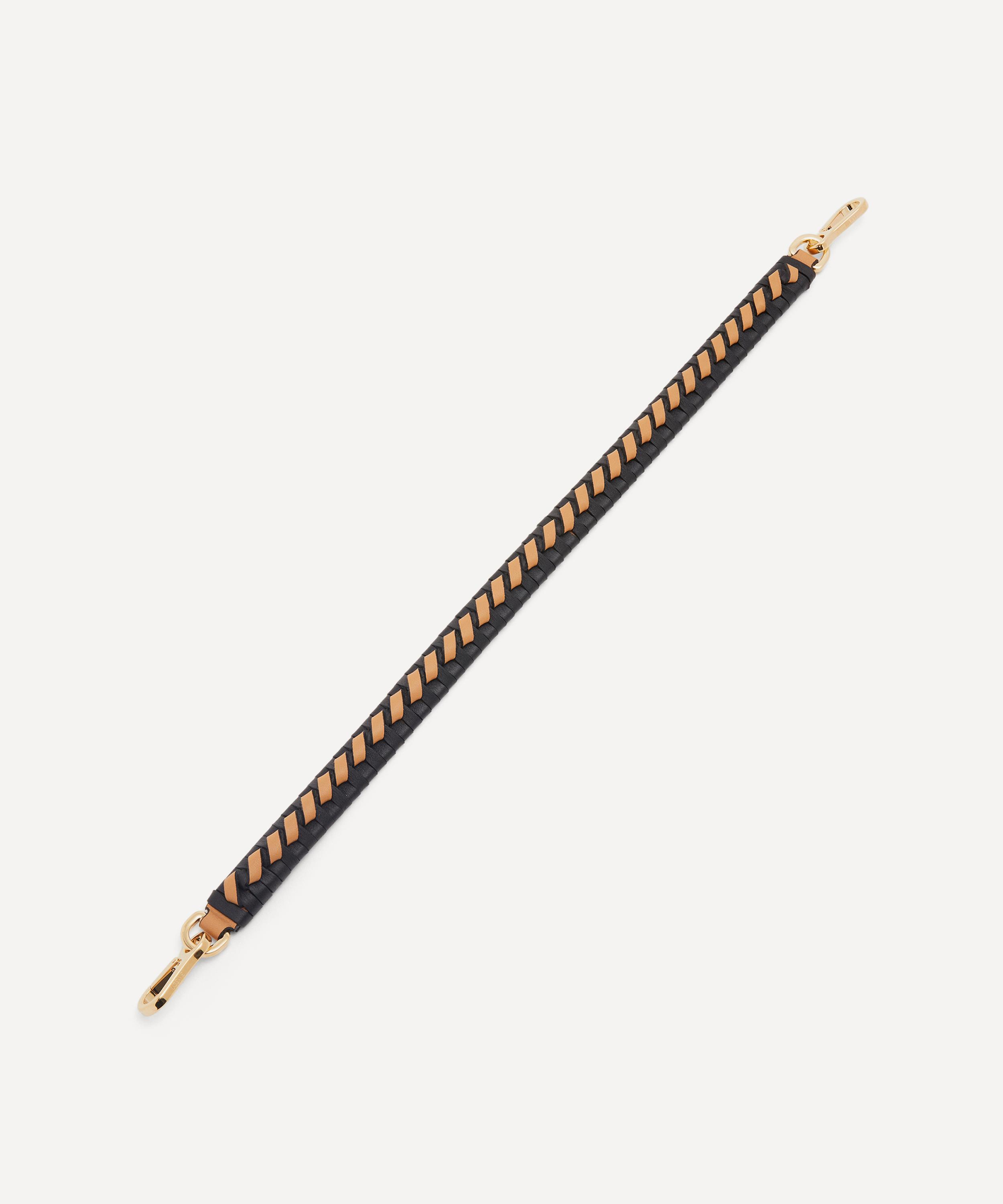 Loewe Women's Warm Desert Spiral Woven Short Strap