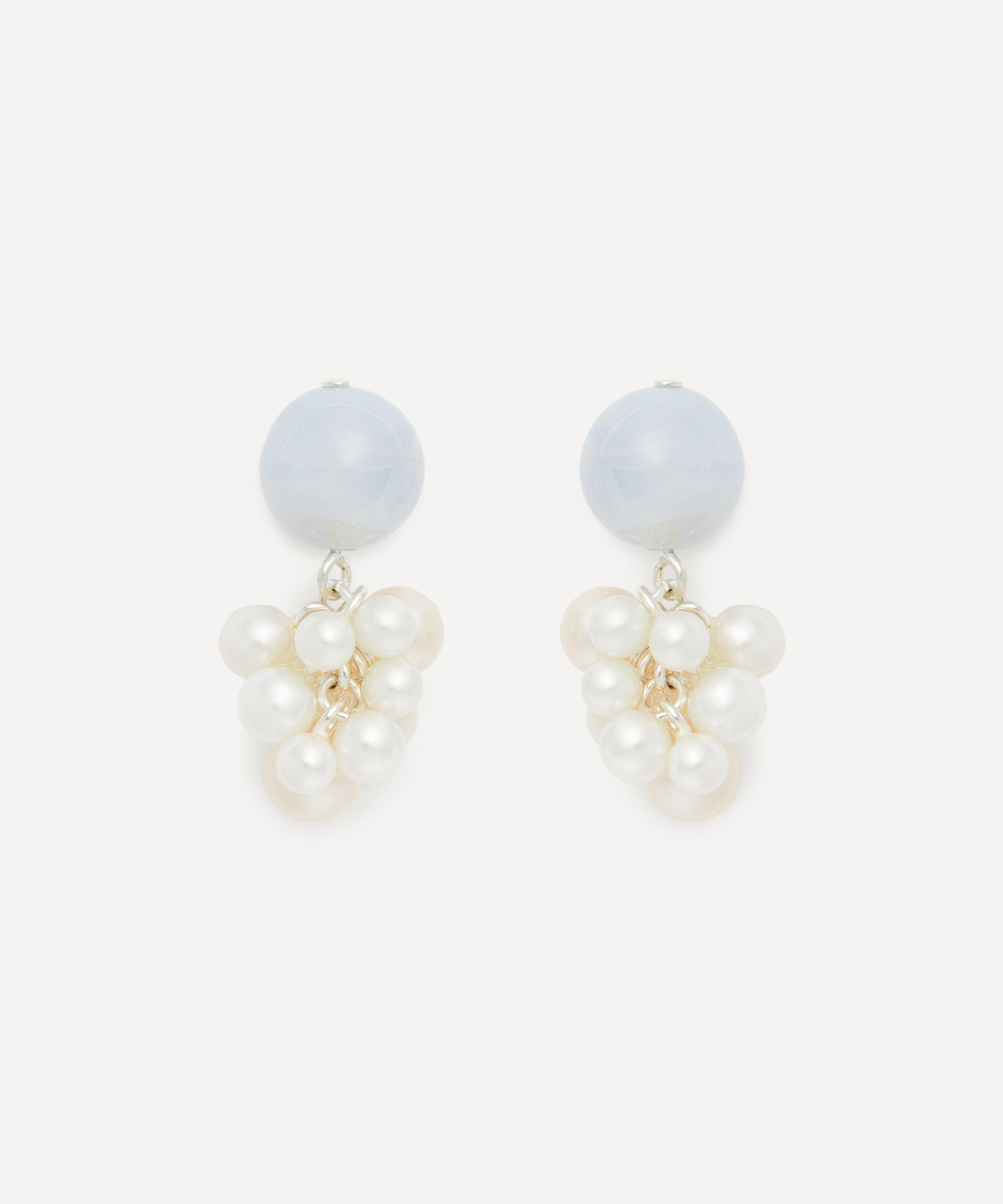 Completedworks Silver Til The Stars Wane Drop Earrings