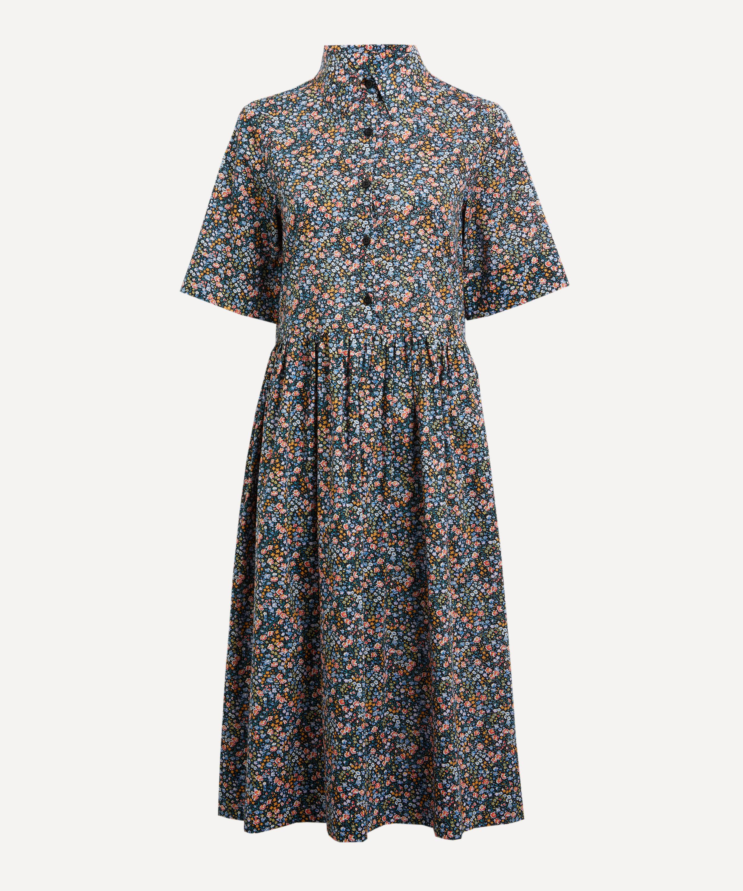 Shop Liberty Women's Phoebe And Jo Tana Lawn Cotton Gallery Shirdress