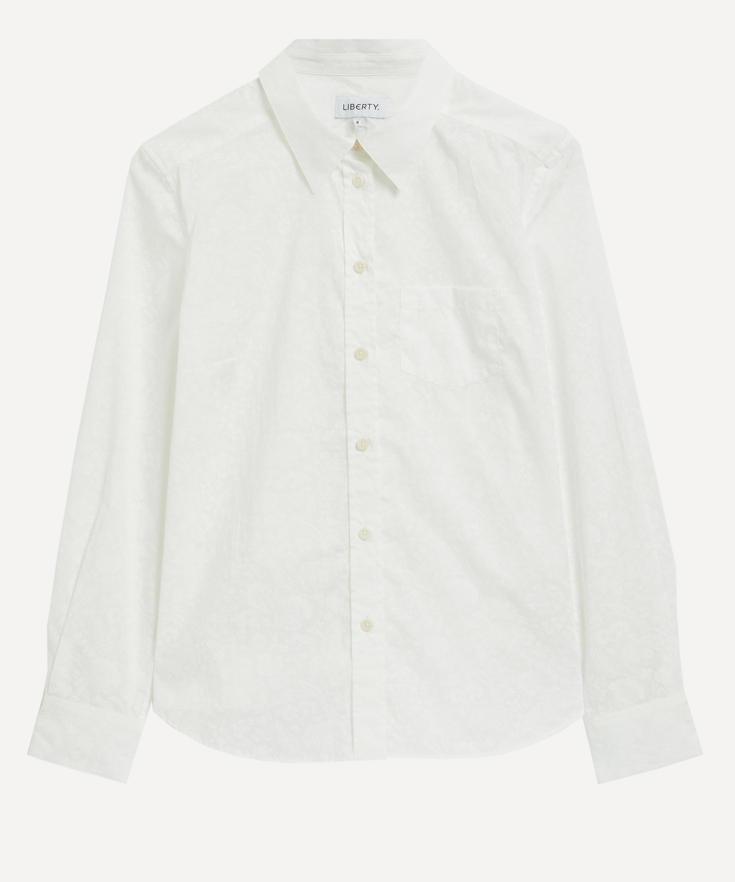 Liberty Women's Victoria's Lace Tana Lawn Cotton Fitted Shirt