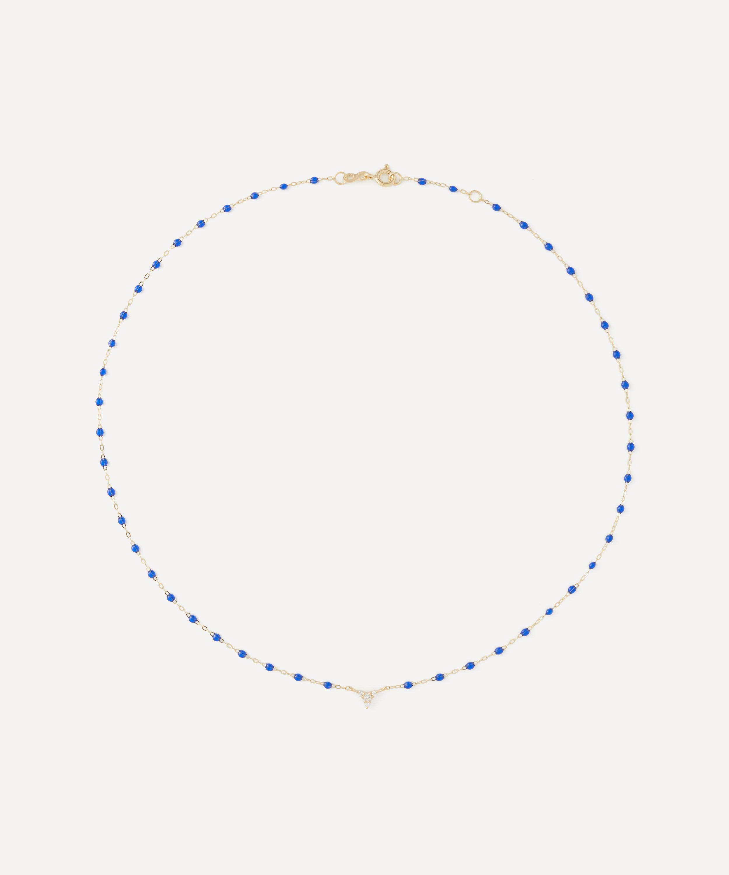 Gigi Clozeau 18ct Gold Small Kosmos Bead Necklace