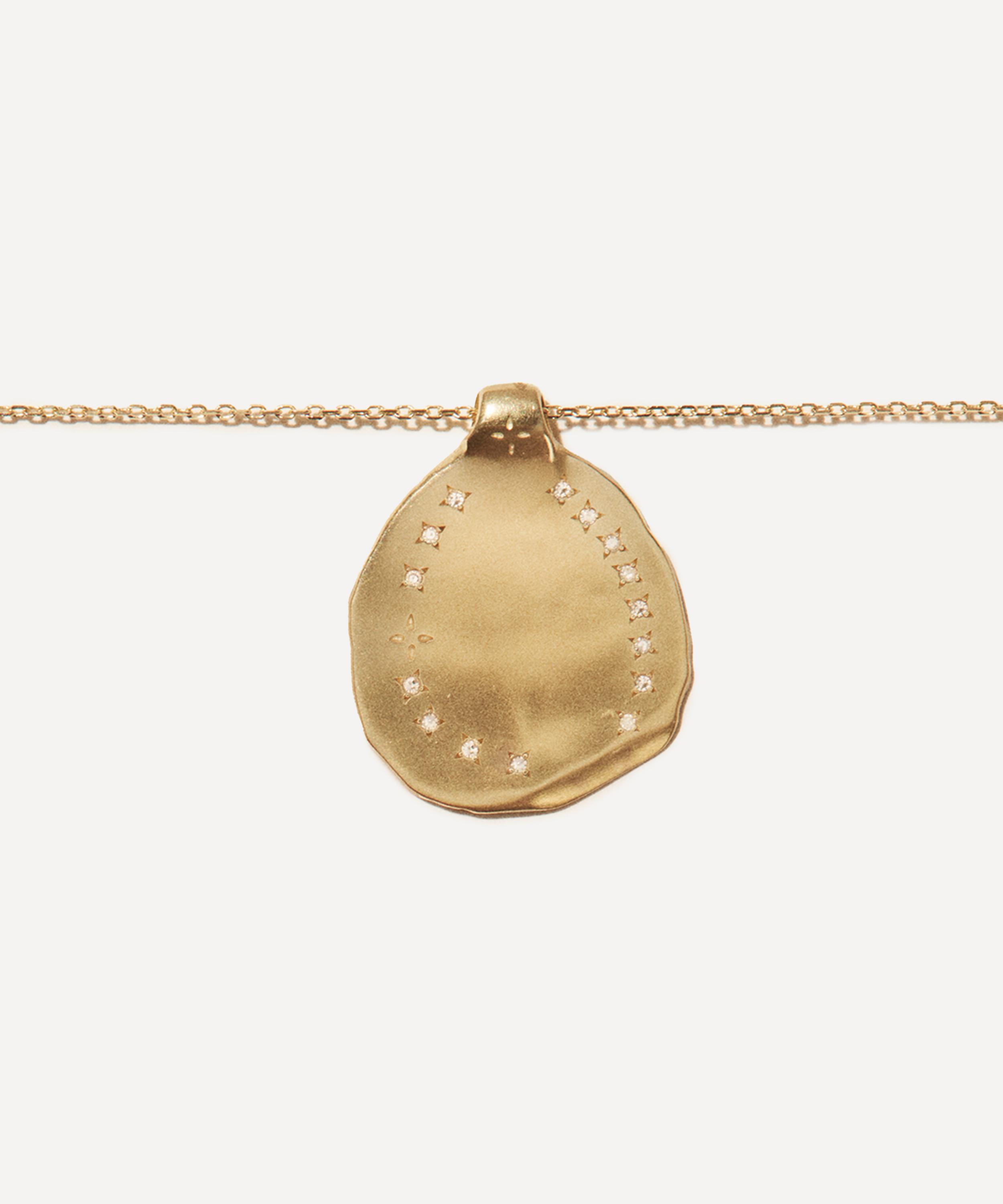 Shop Pascale Monvoisin 9ct Gold Rio N'1 Pendant Necklace