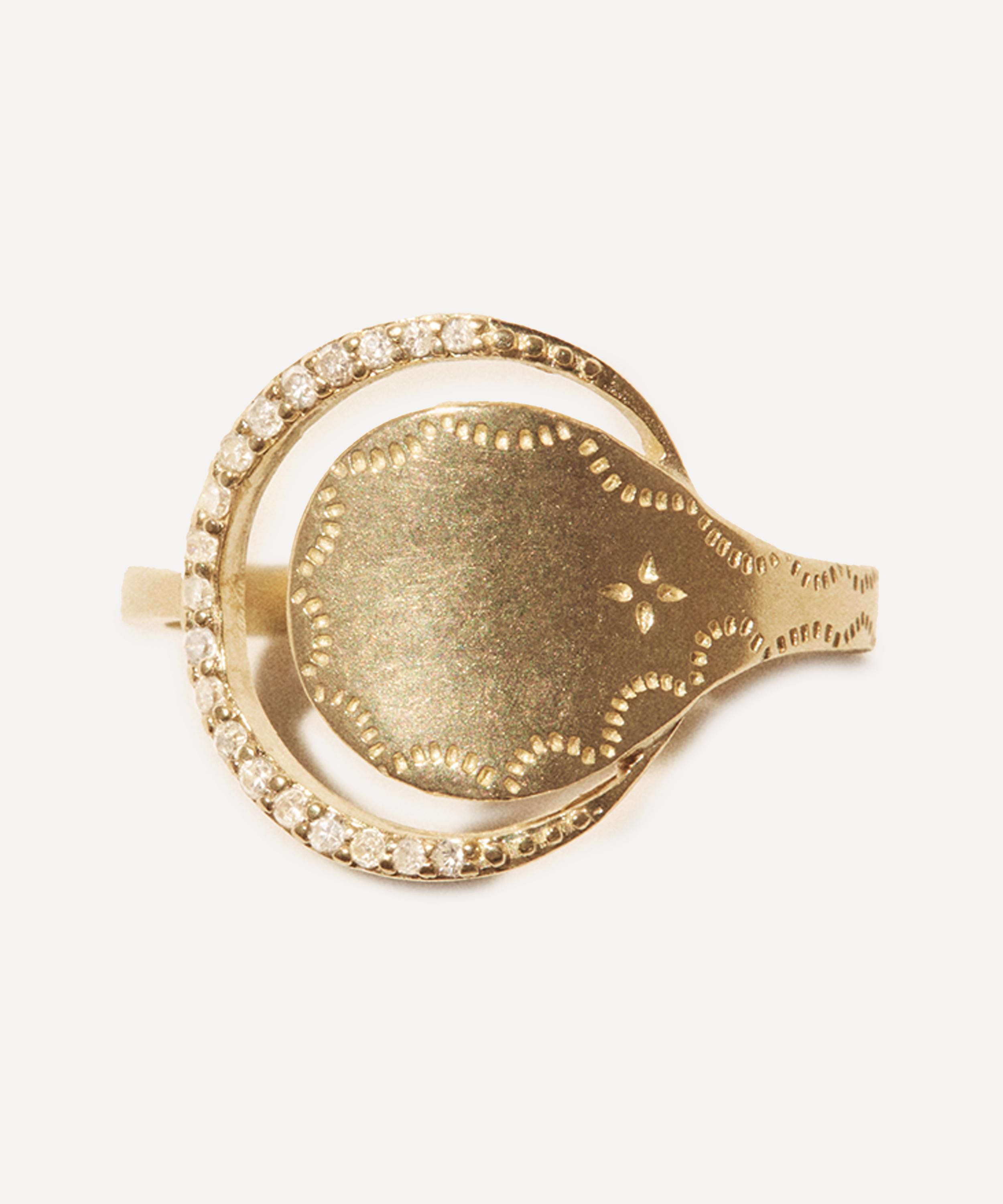 Shop Pascale Monvoisin 9ct Gold Rio Ring