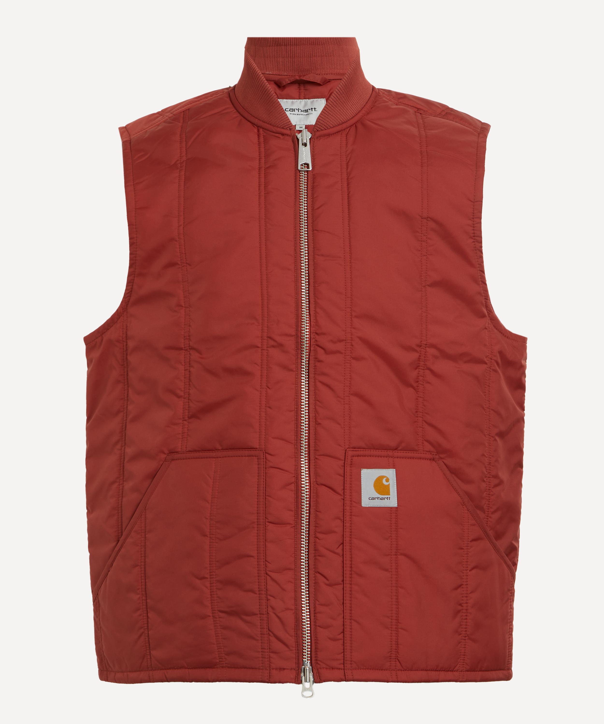 Carhartt Wip Mens Vermillion Lachlan Vest Liner