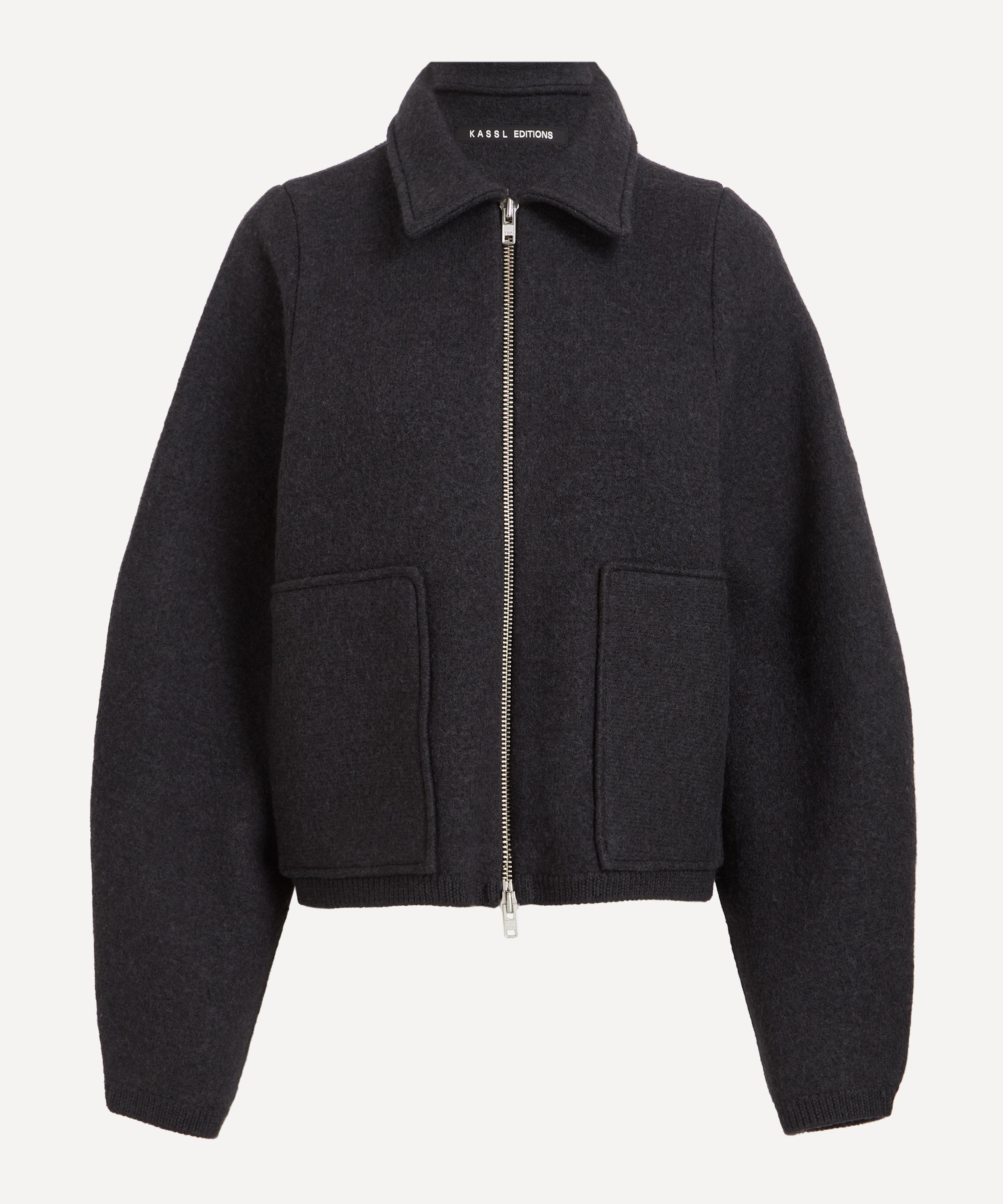 KASSL EDITIONS KASSL EDITIONS WOMEN'S BOILED WOOL JACKET 