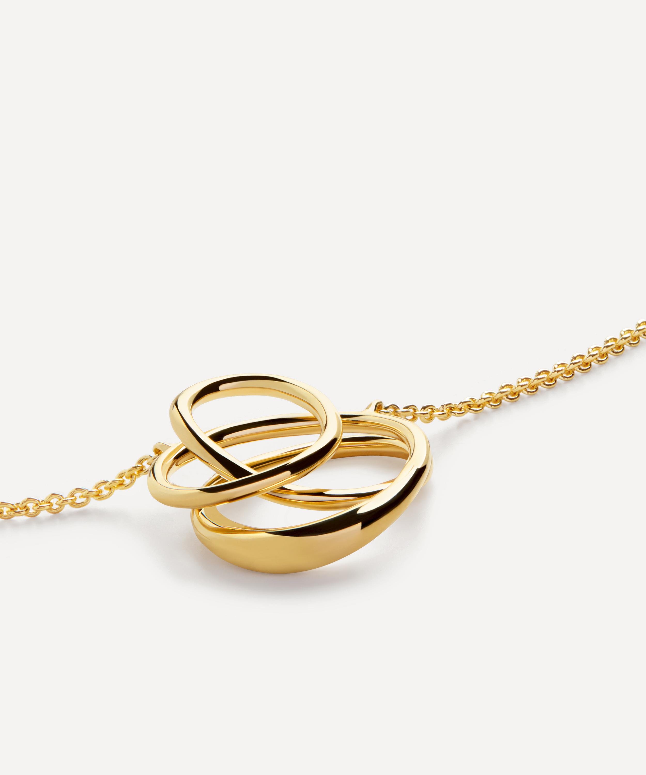 Monica Vinader 18ct Gold-plated Vermeil Silver Nura Wrap Pendant Necklace