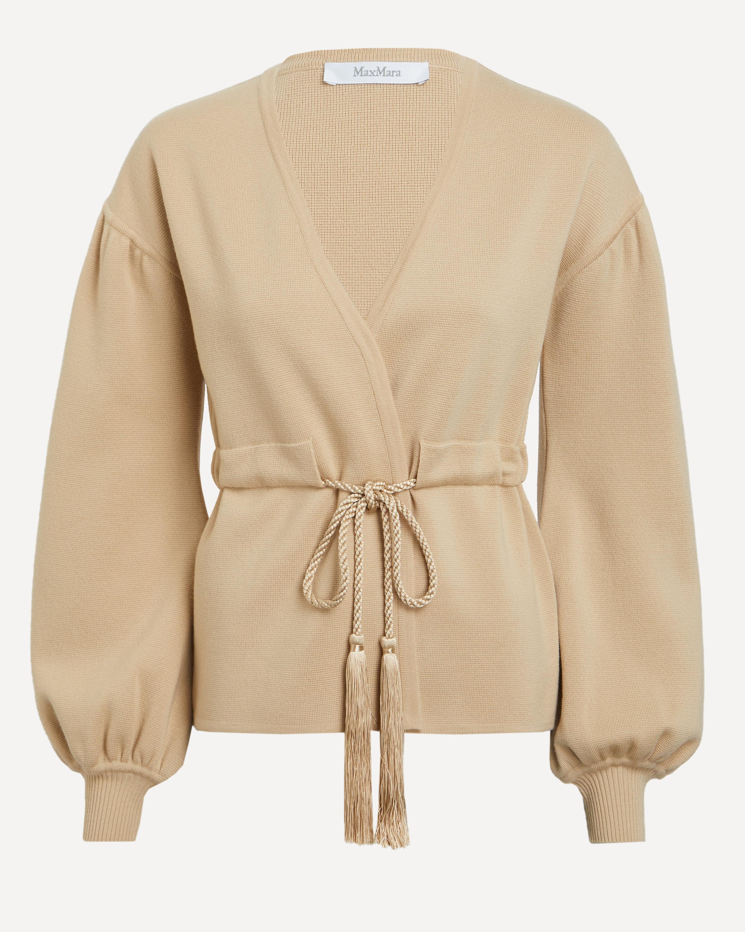 Max Mara Tiberio Sweaters And Cardigans Beige