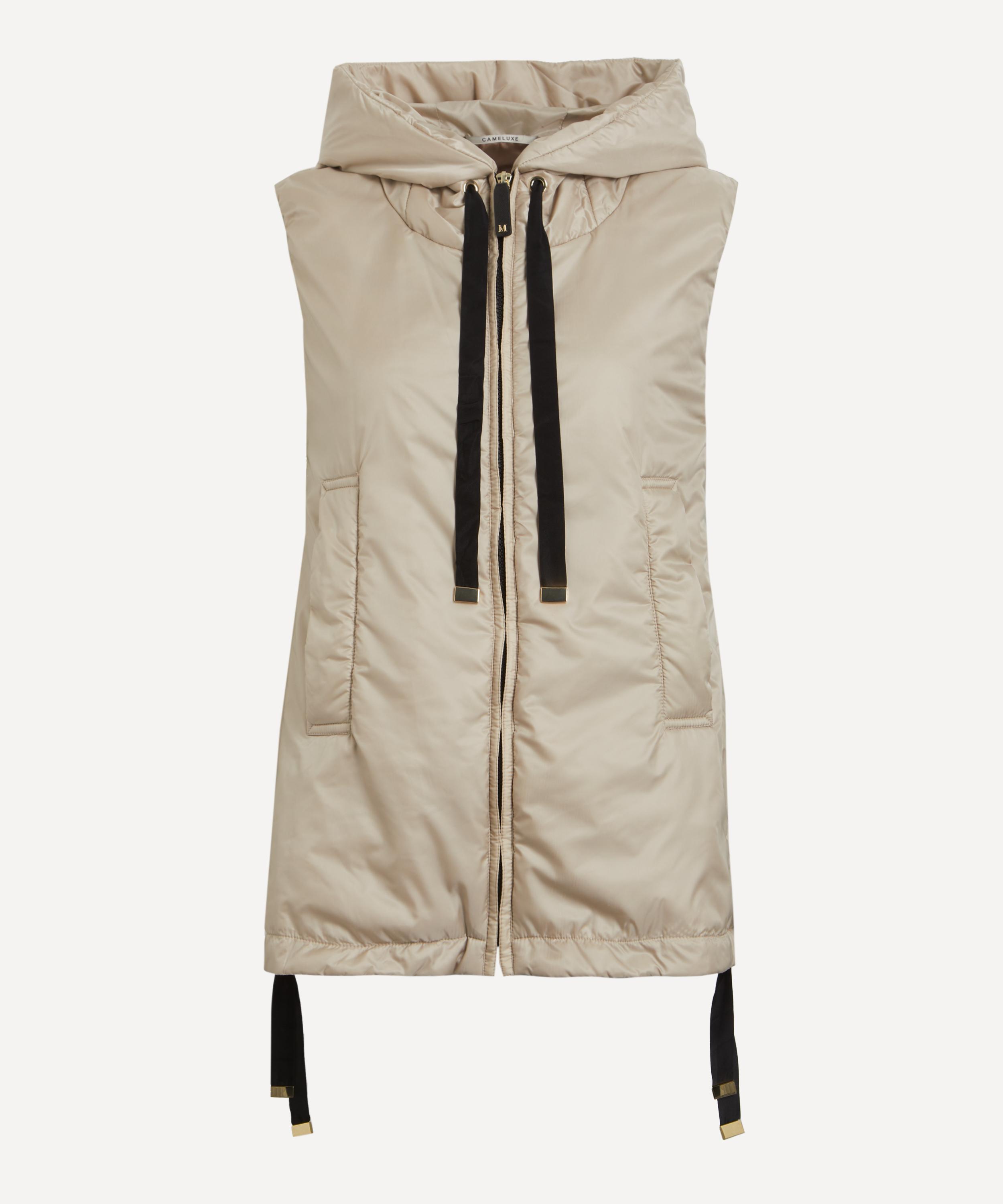 Max Mara Women's Hazelnut Brown Greengo Water-repellent Canvas Gilet