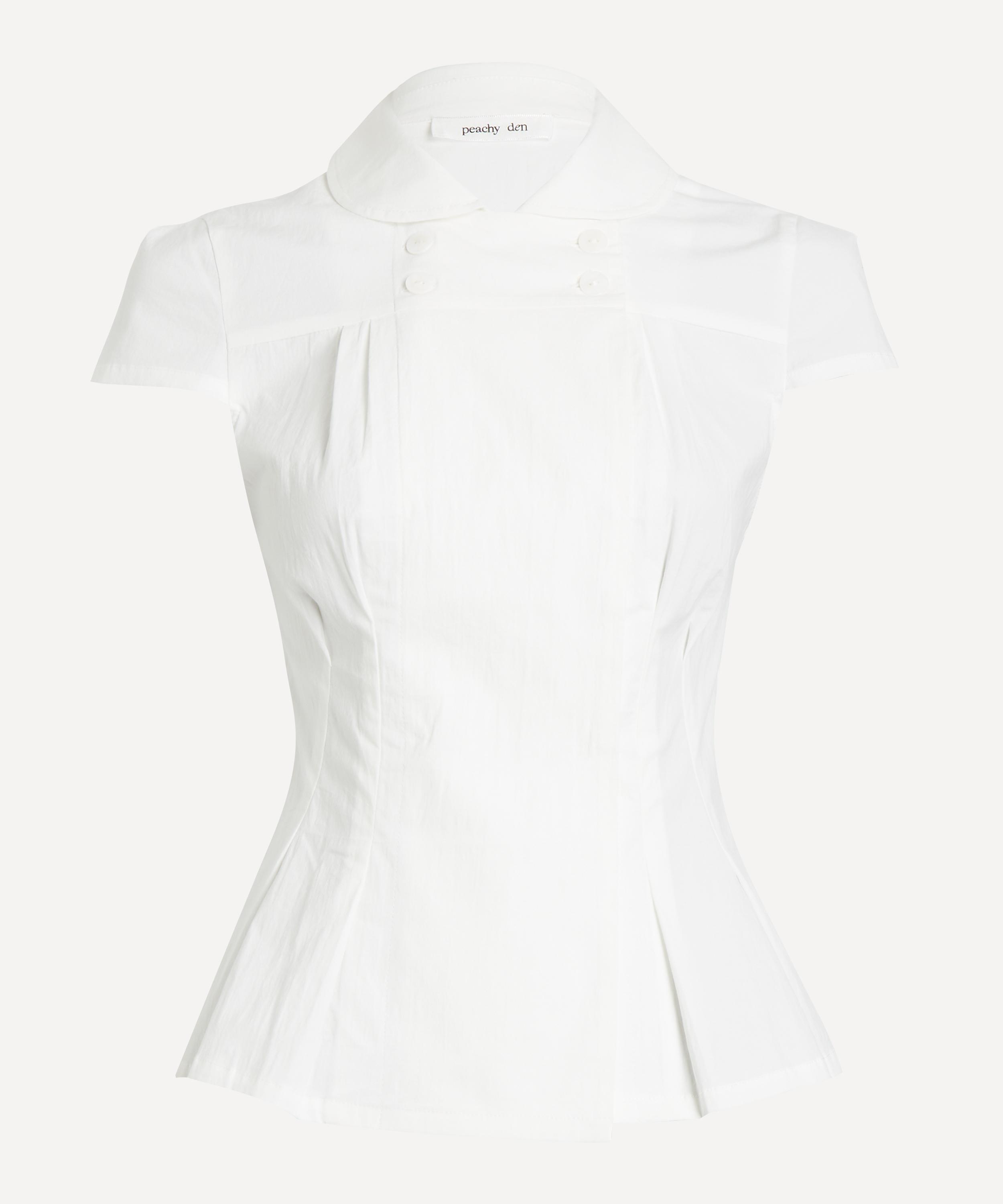 Peachy Den Women's Missy Porcelain Blouse