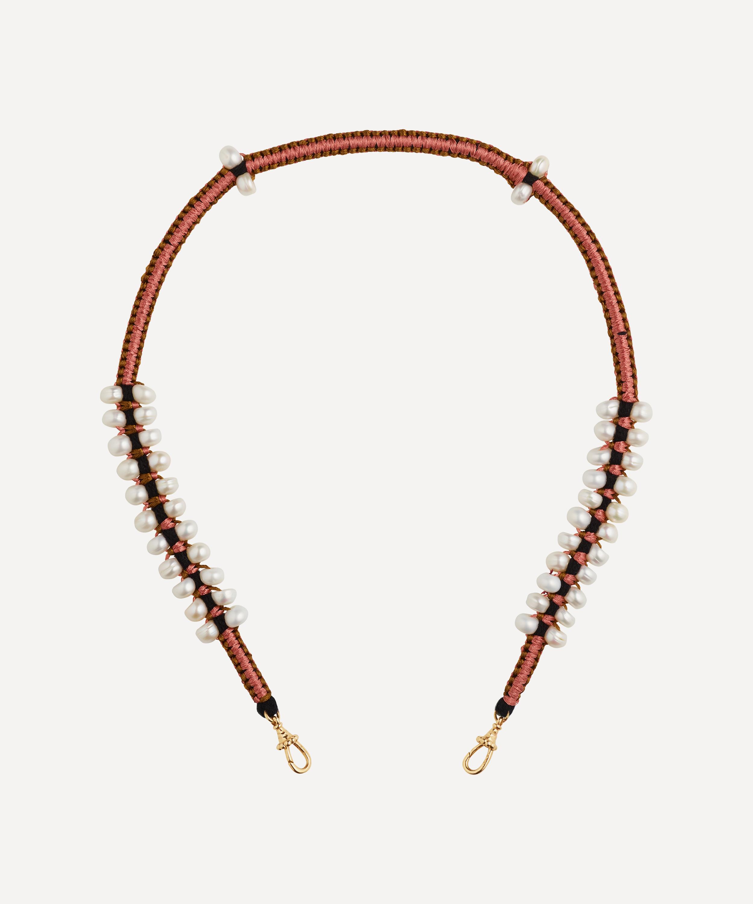 MARIE LICHTENBERG MARIE LICHTENBERG 14CT GOLD PINK ICA NECKLACE 