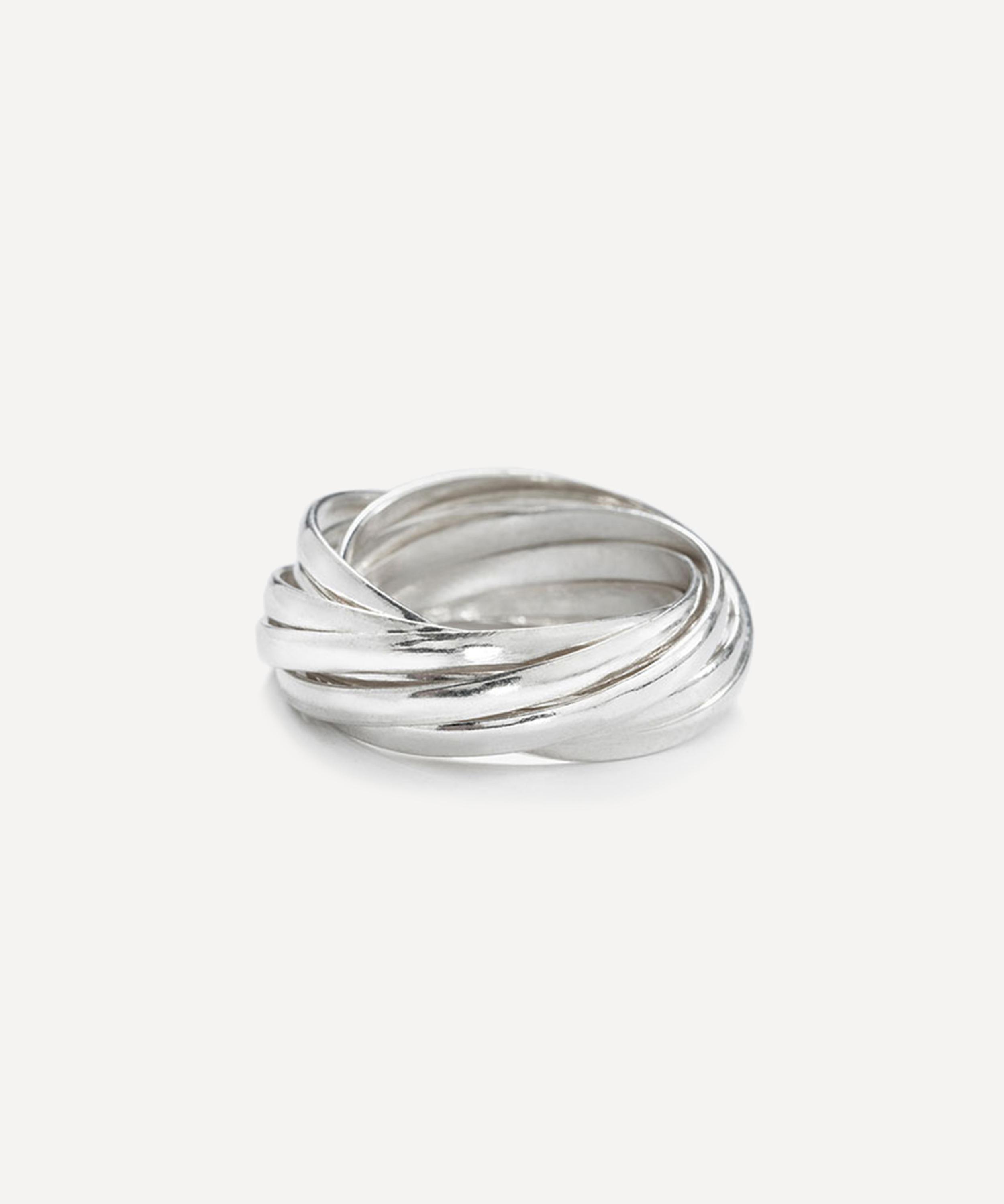 Shashi Sterling Silver Super Vera Band Ring