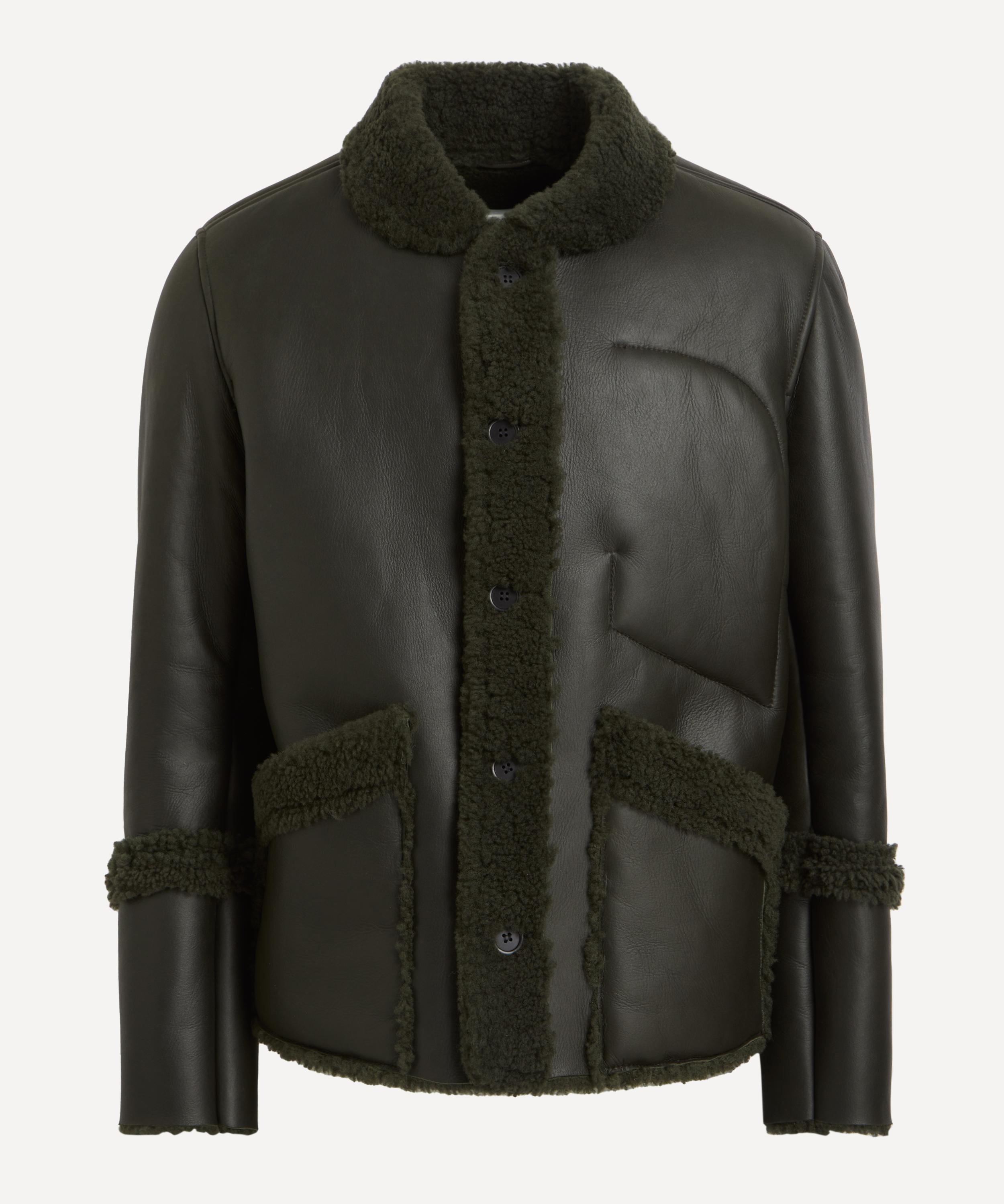 Ymc You Must Create Ymc Mens Neu Shearling Leather Jacket