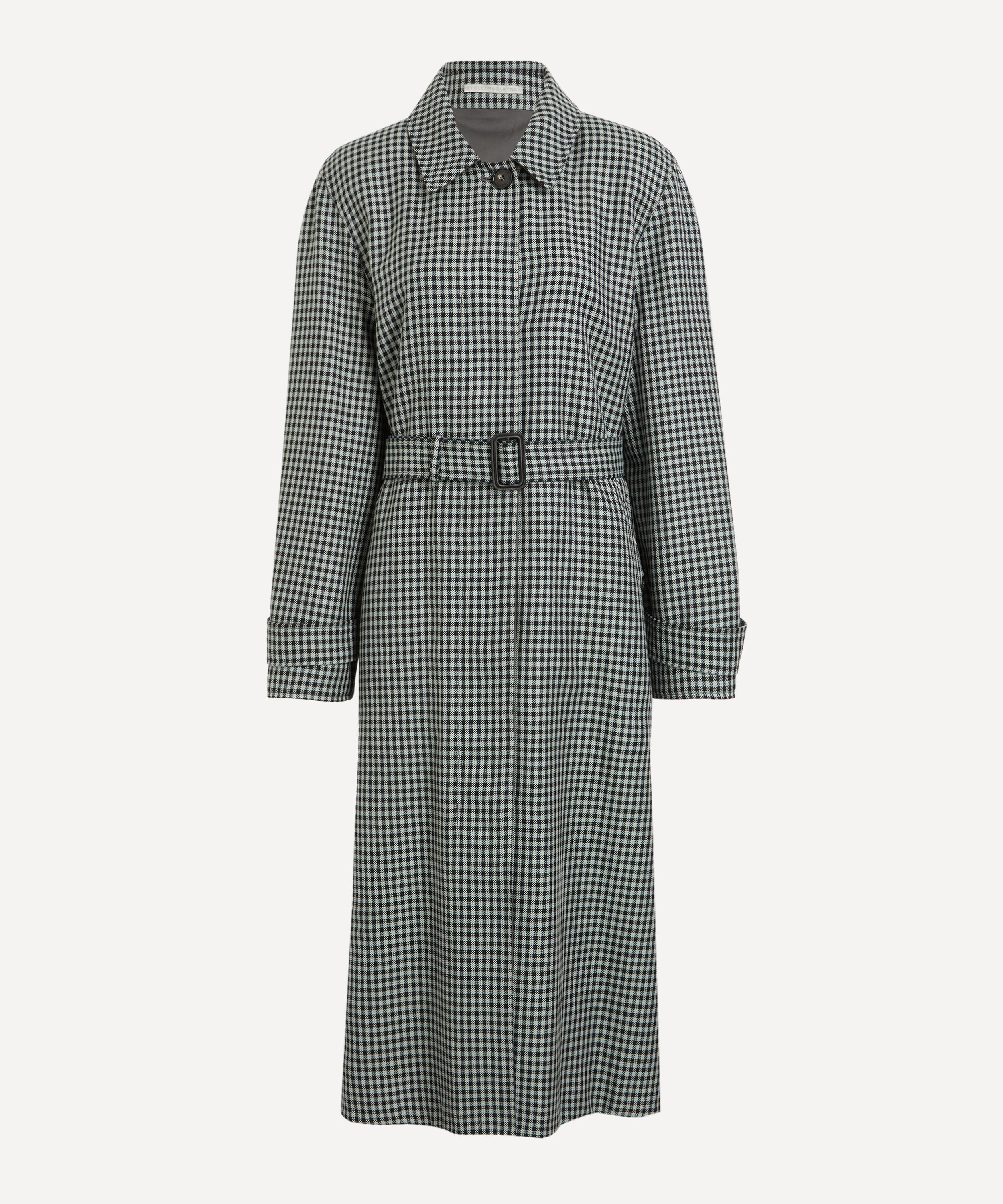 Stella Mccartney Women's Reversible Oversized Check Trench Coat