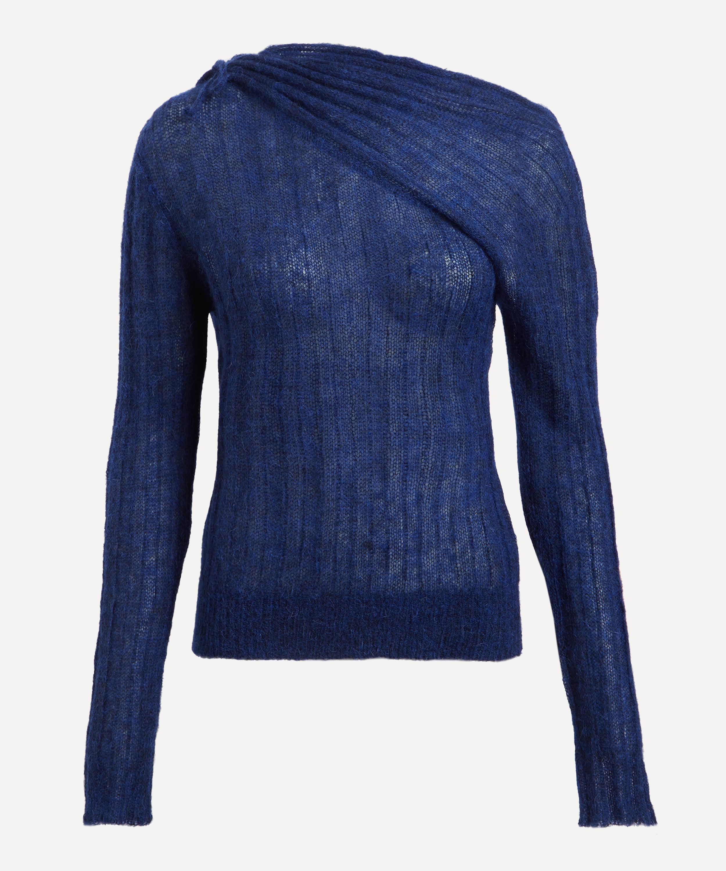 Shop Paloma Wool Women's Kola Tied-neck Open-knit Jumper