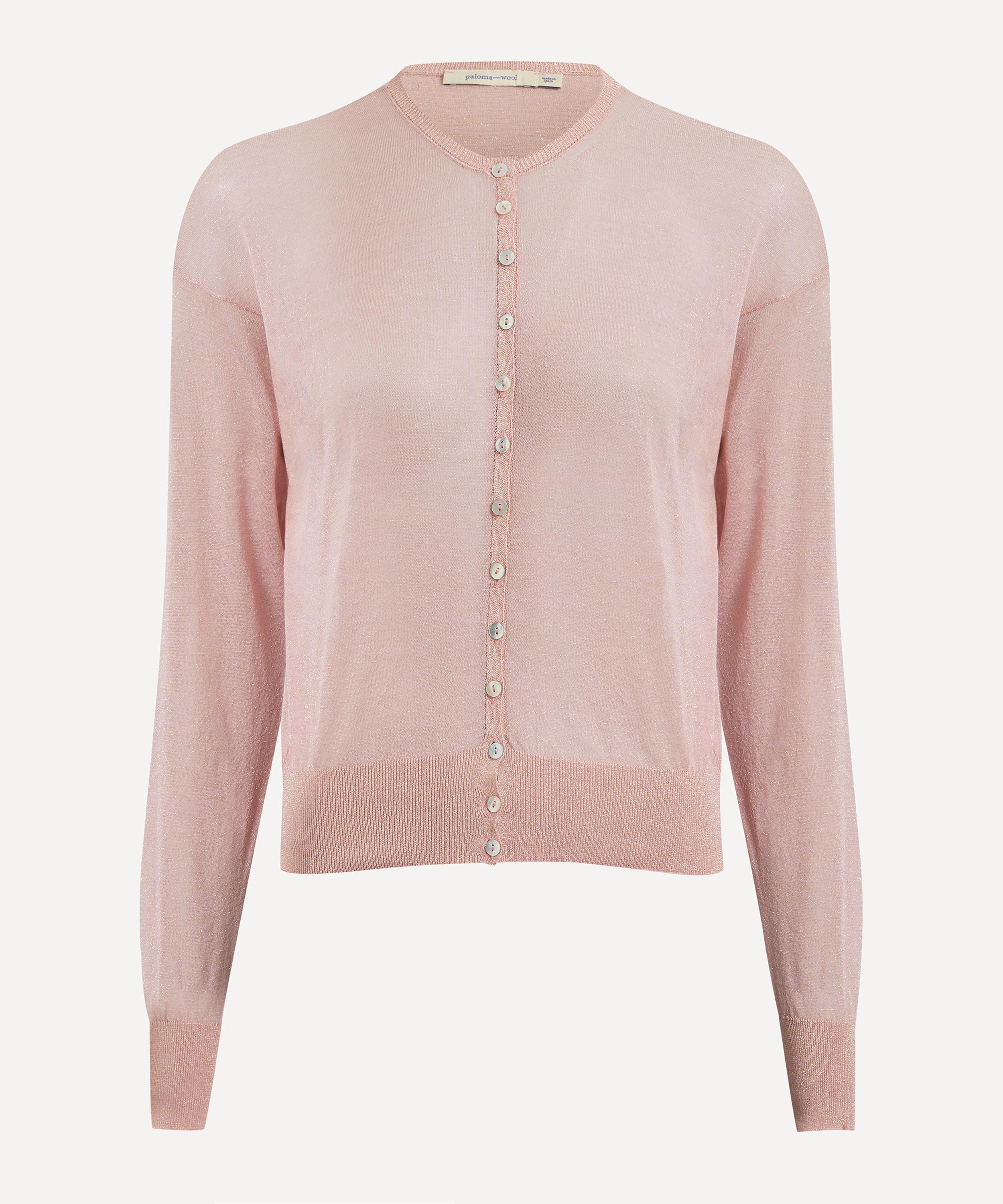 Shop Paloma Wool Women's Nous Lurex Long Sleeve Cardigan