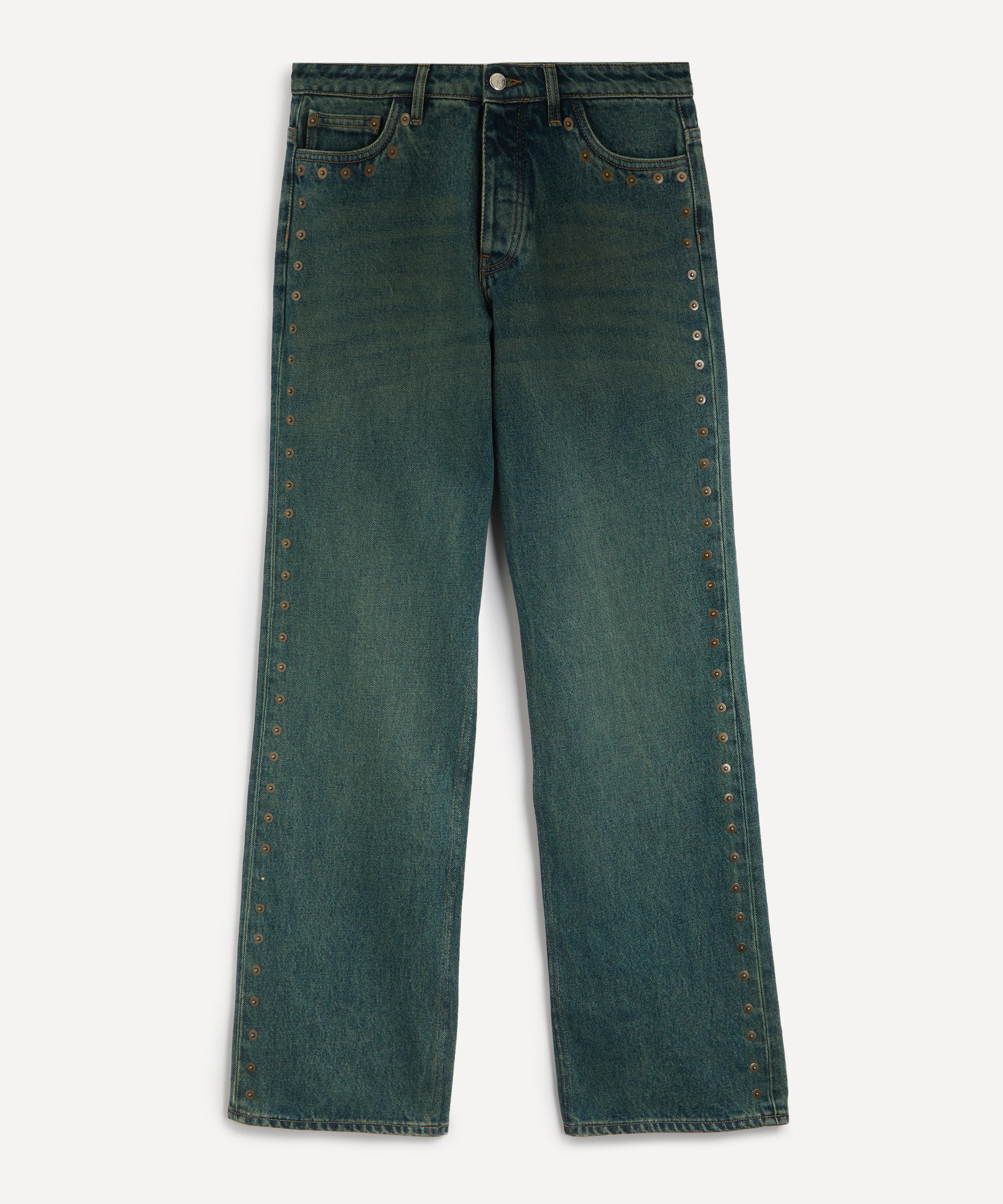 PALOMA WOOL PALOMA WOOL WOMEN'S CROWD STUDDED BOYFRIEND DENIM JEANS 