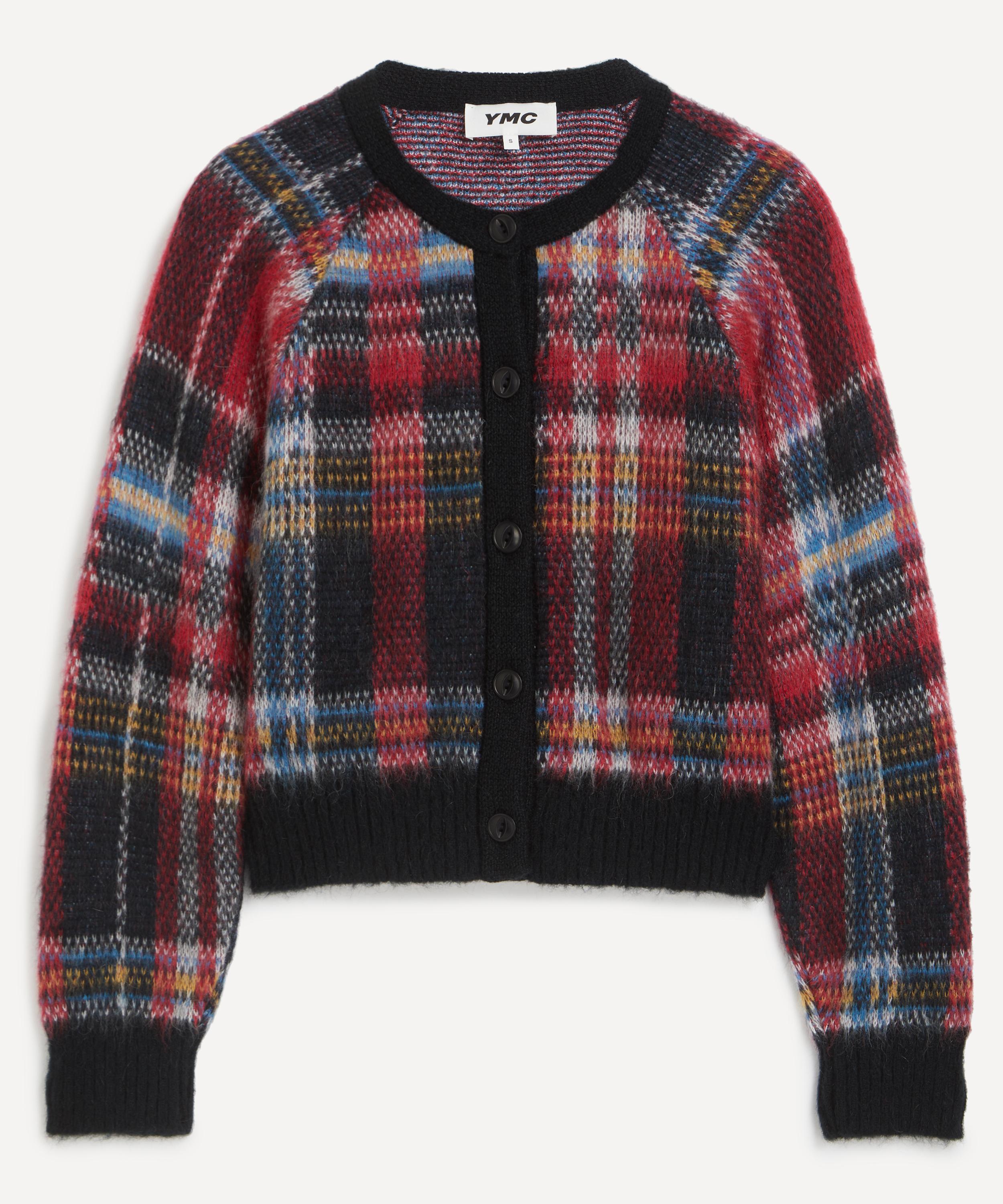 Ymc You Must Create Ymc Women's Foxtail Tartan Knitted Cardigan