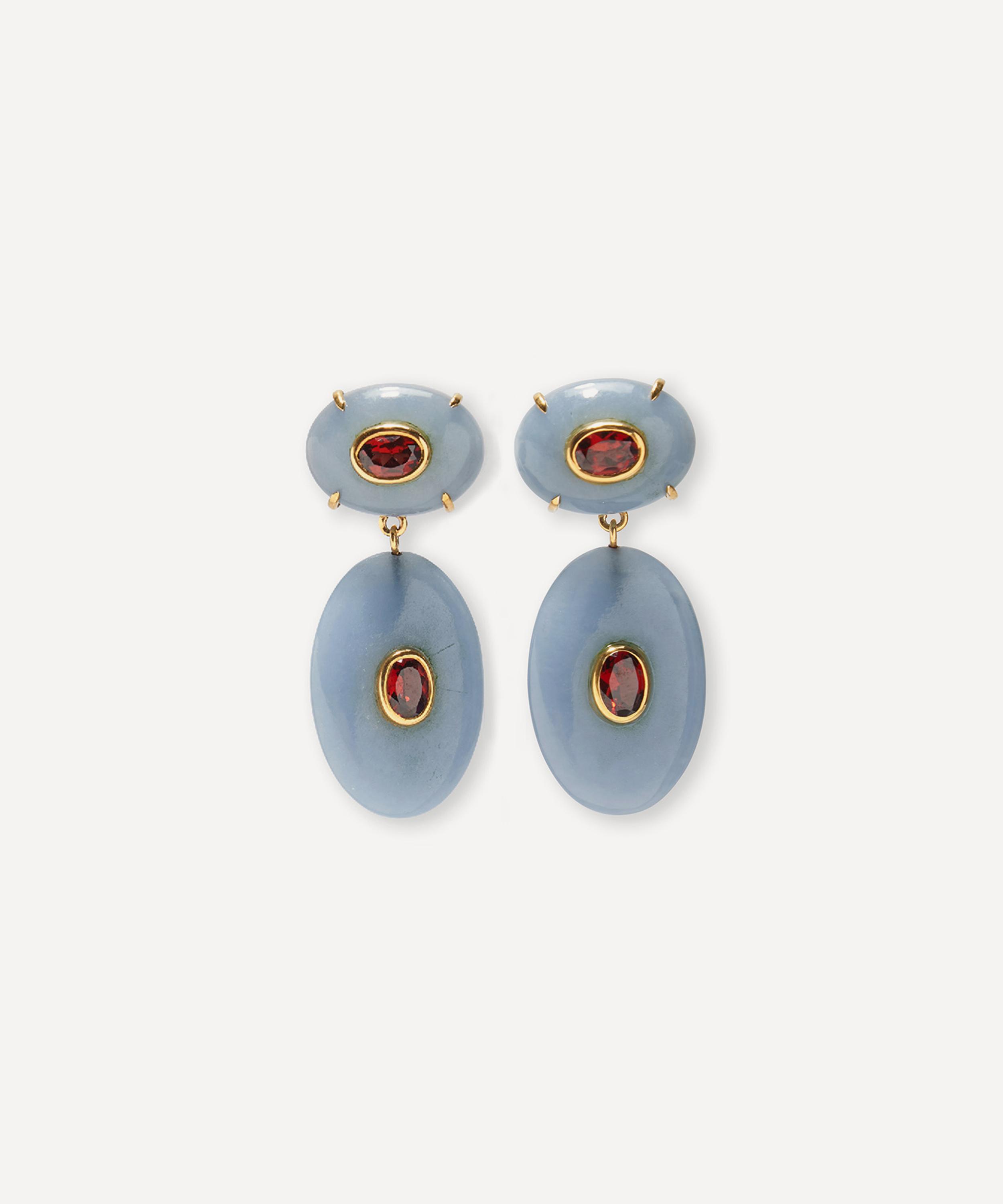 LIZZIE FORTUNATO LIZZIE FORTUNATO GOLD-PLATED DOROTHY DROP EARRINGS 