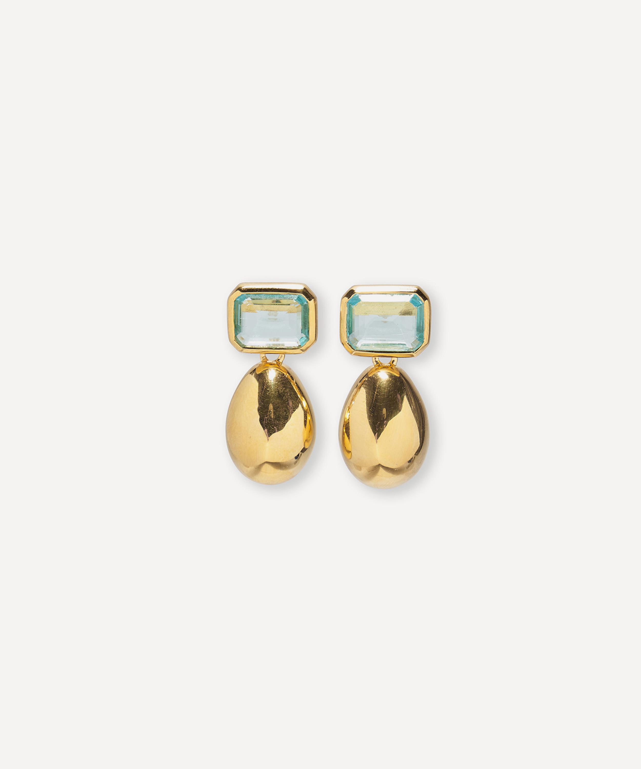 Lizzie Fortunato Gold-plated Bean Drop Earrings