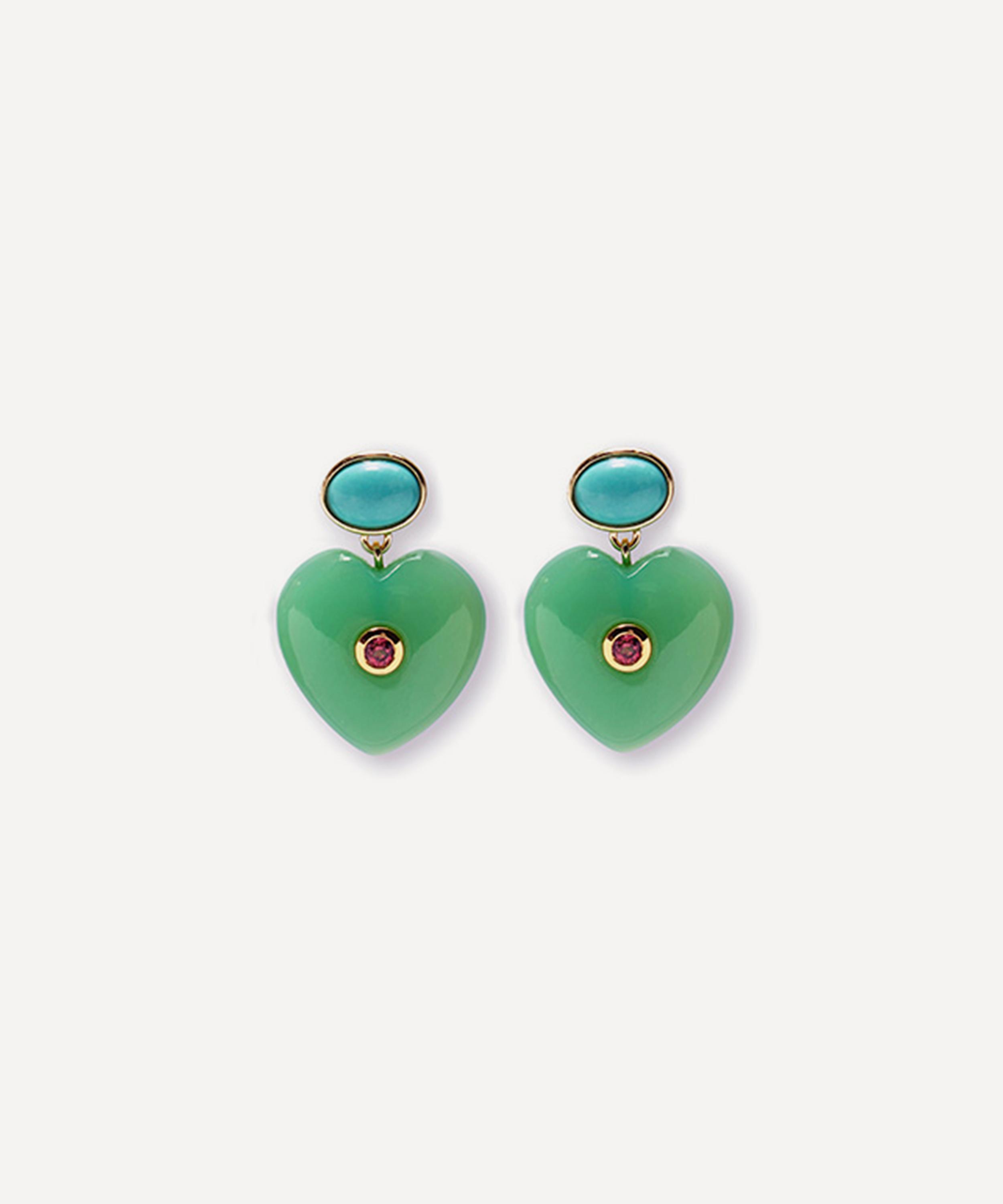 Shop Lizzie Fortunato Gold-plated Gemma Drop Earrings