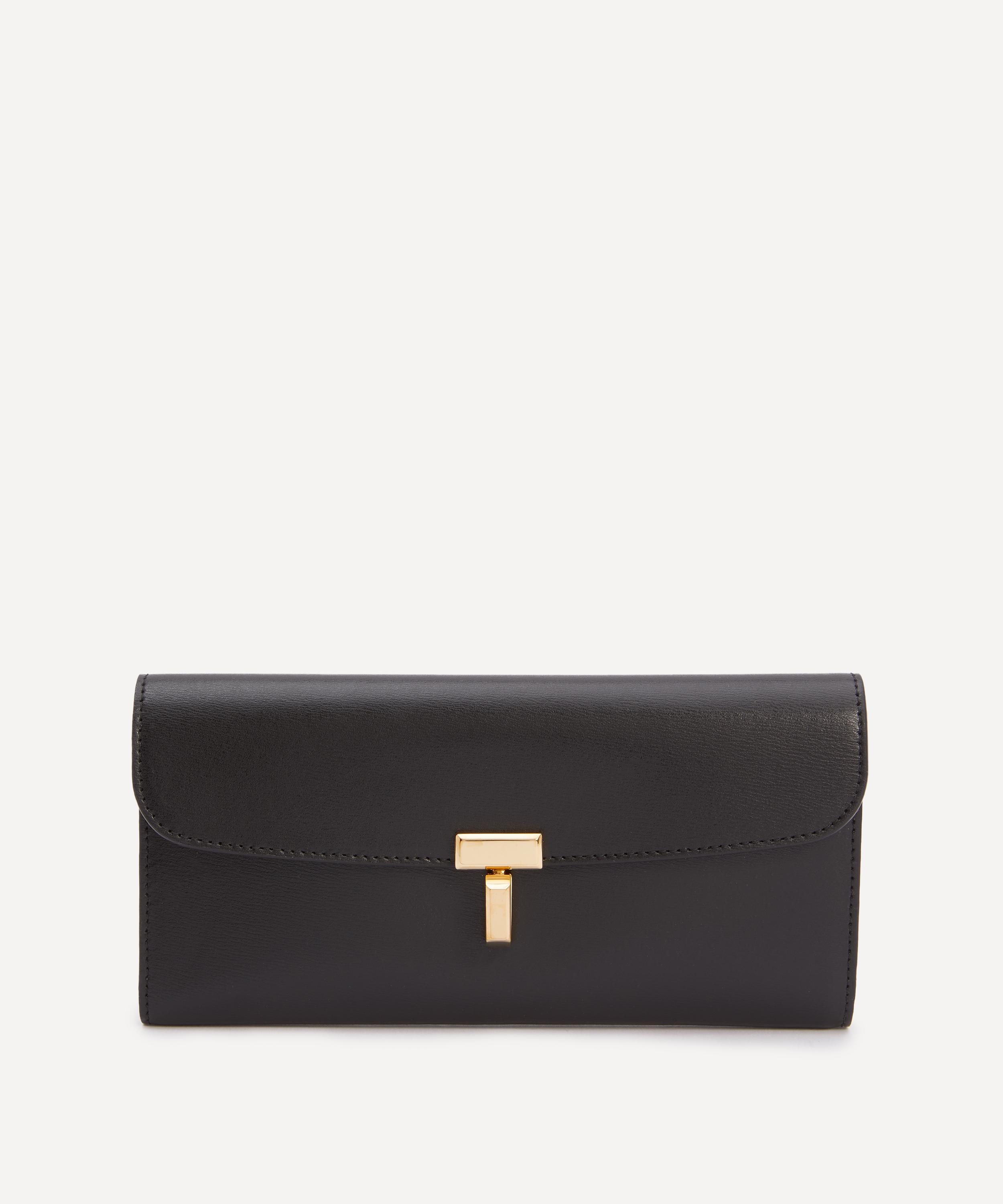 Totême Toteme Women's T-lock Leather Wallet